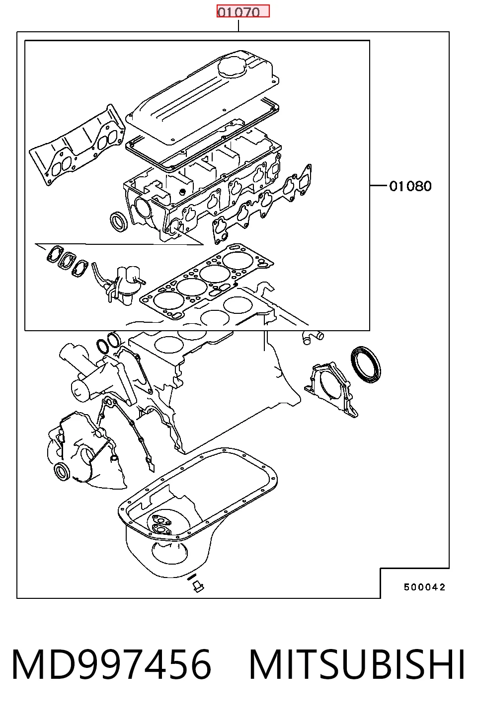 Comprar Juego completo de juntas de motor Mitsubishi Colt III C5A a bajo precio