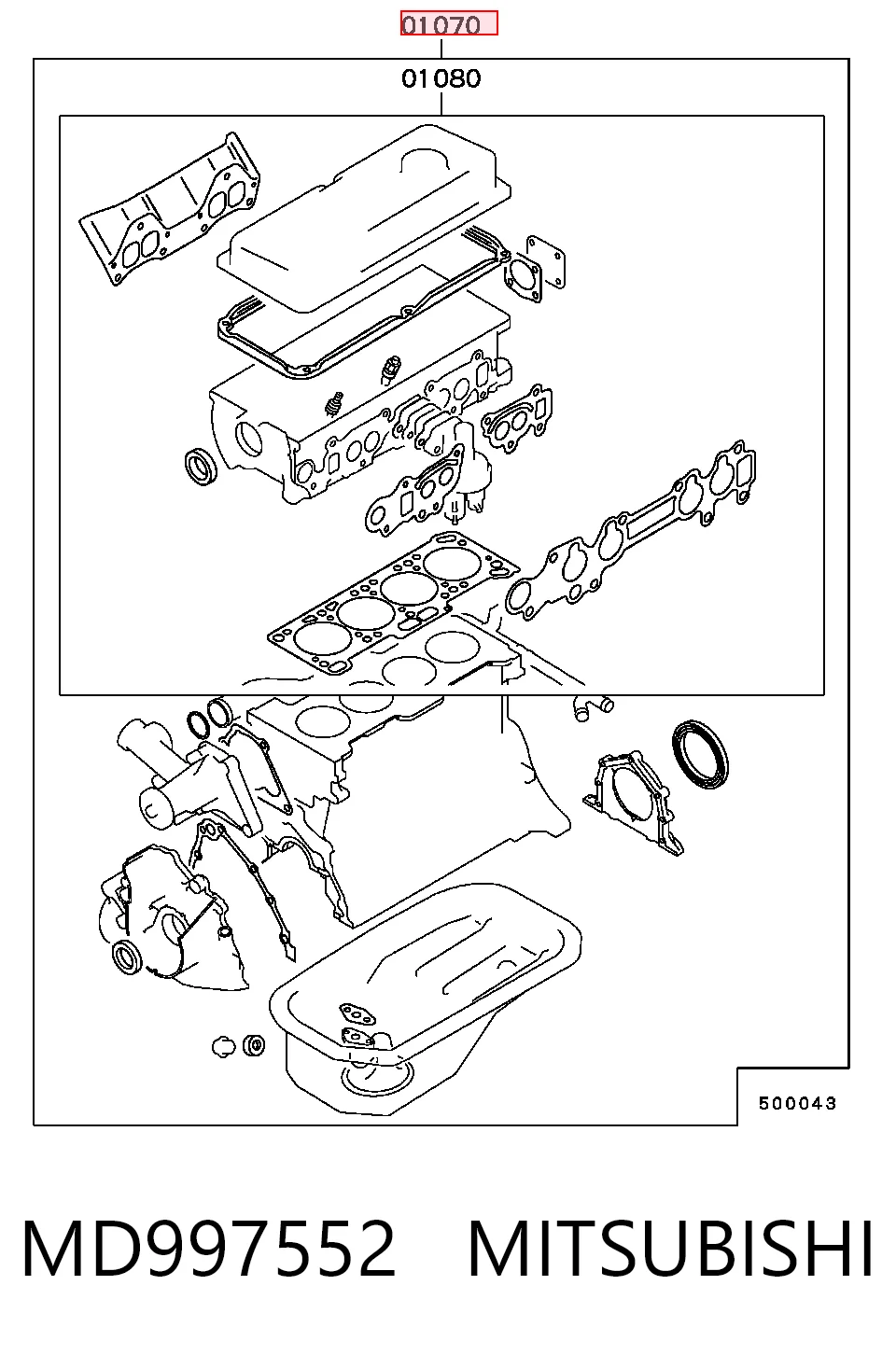 Kit completo de juntas Mitsubishi Colt III hatchback (C5A) (1986 - 1992) precio, desde 77,61 EUR