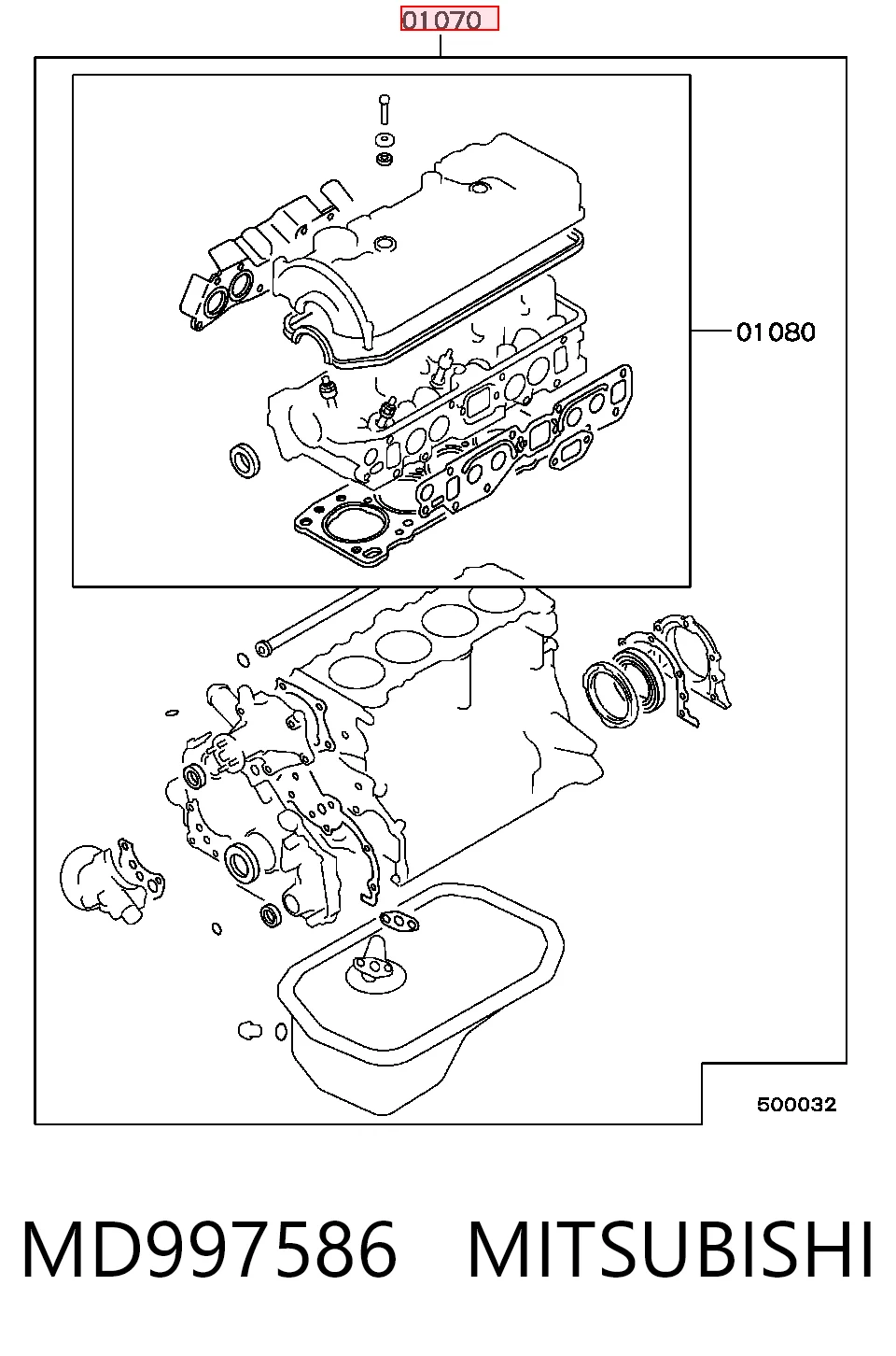 MD997586 Mitsubishi
