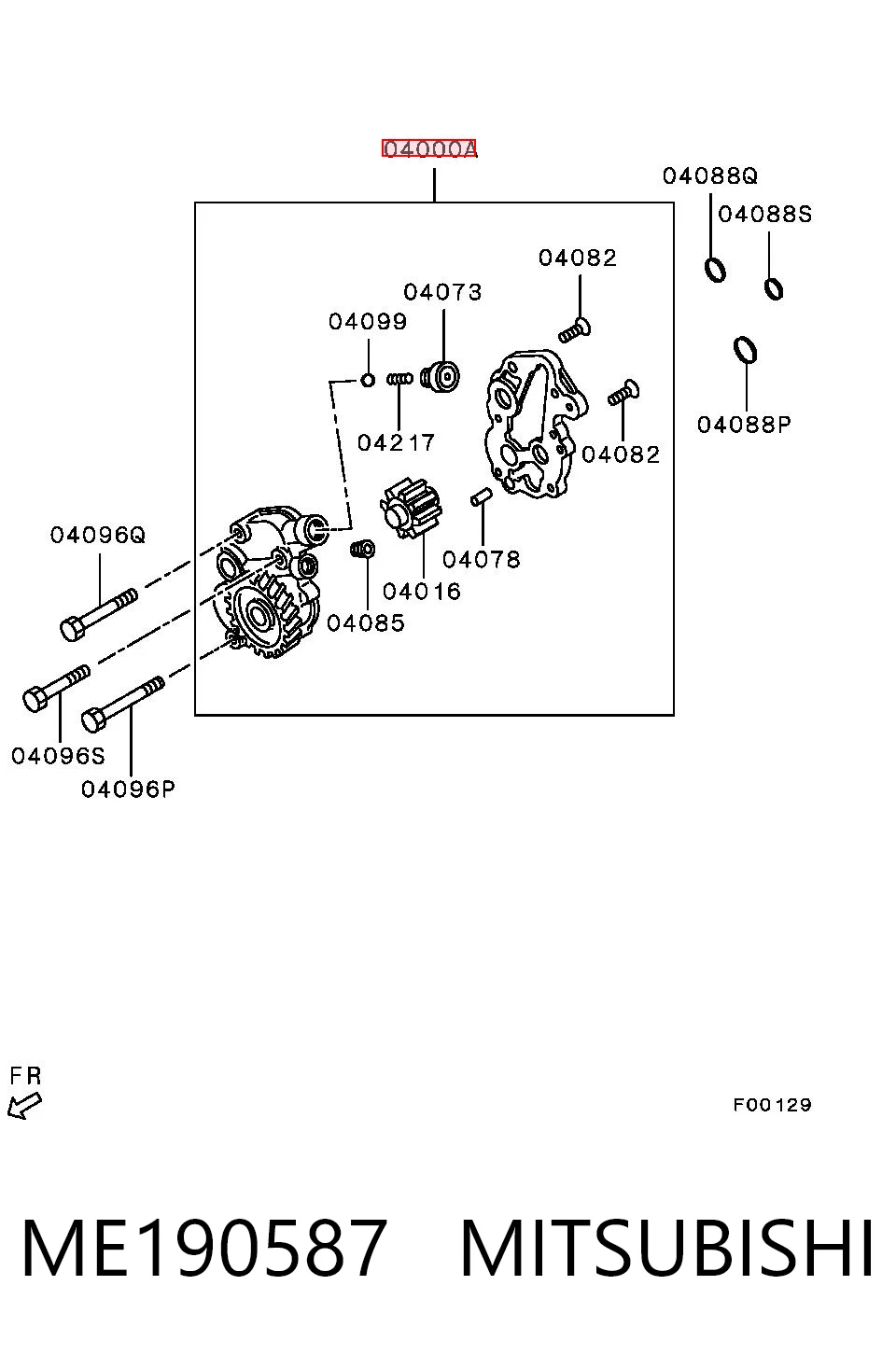 Bomba De Aceite para Mitsubishi Pajero V70