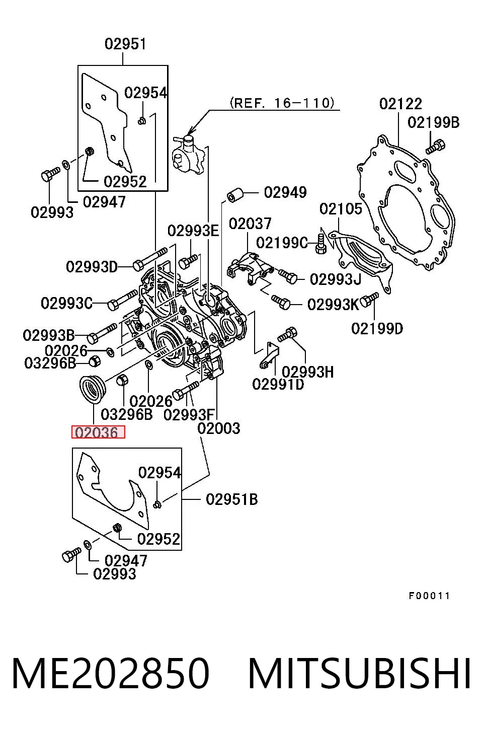 ME202850 Mitsubishi