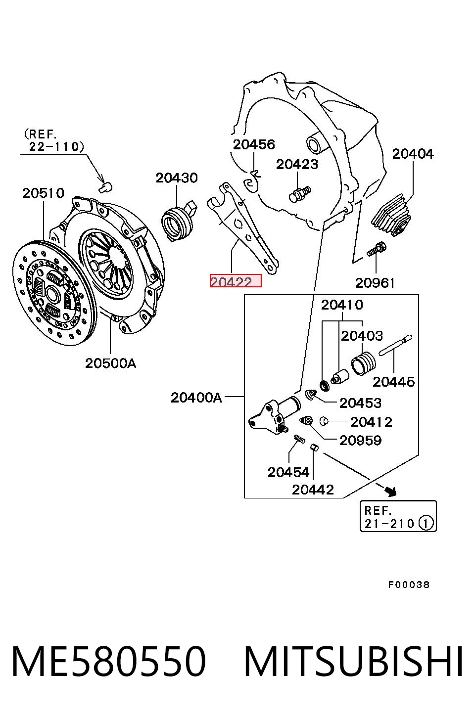 ME580550 Mitsubishi