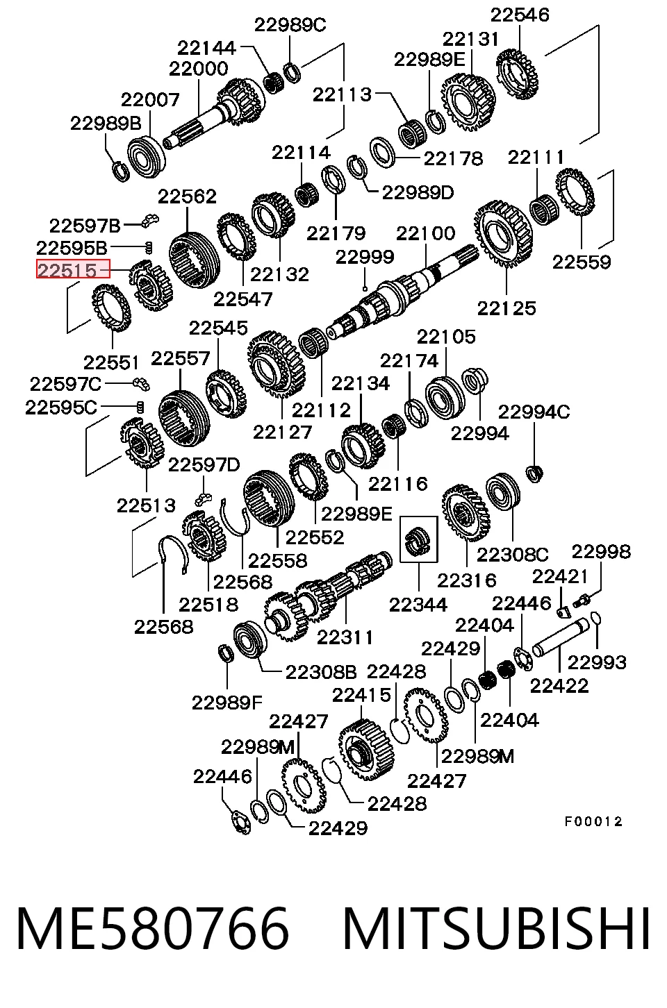 ME580766 Mitsubishi