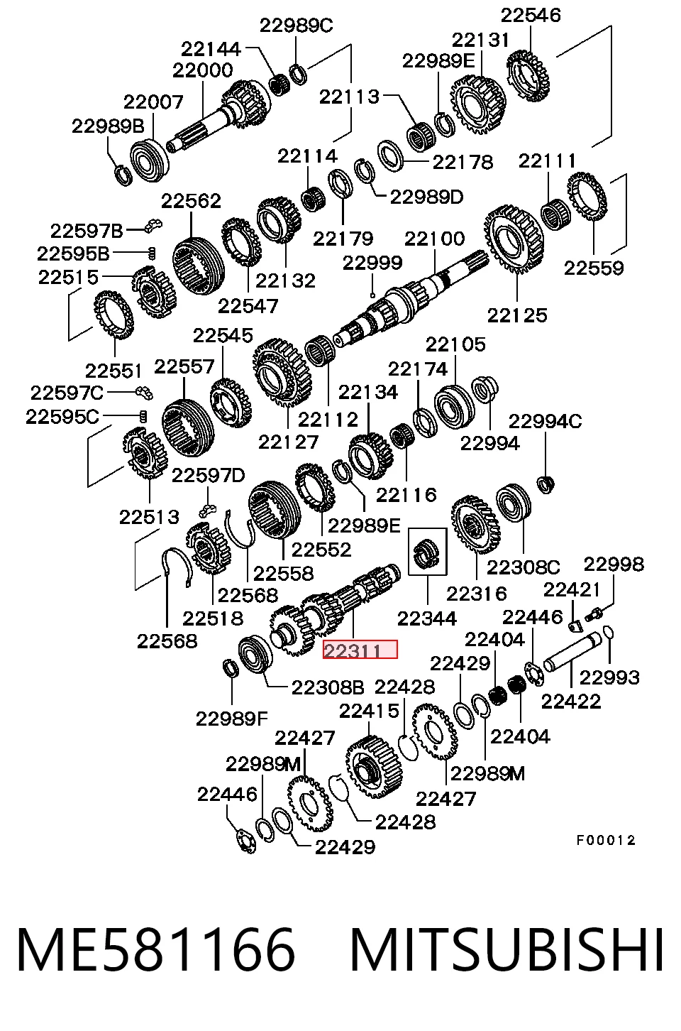 ME581166 Mitsubishi