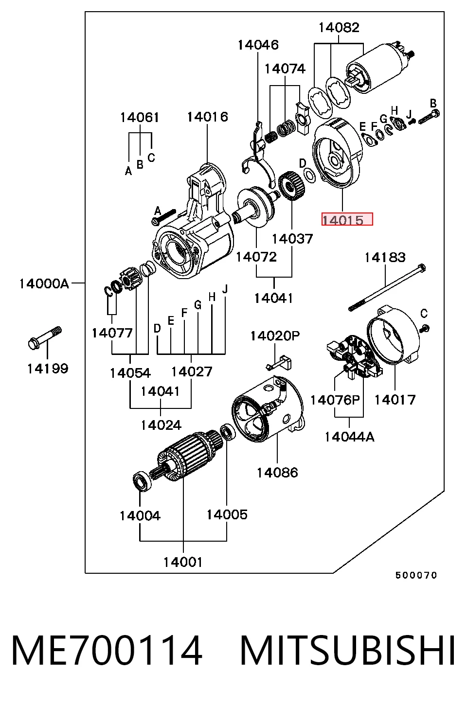 ME700114 Mitsubishi