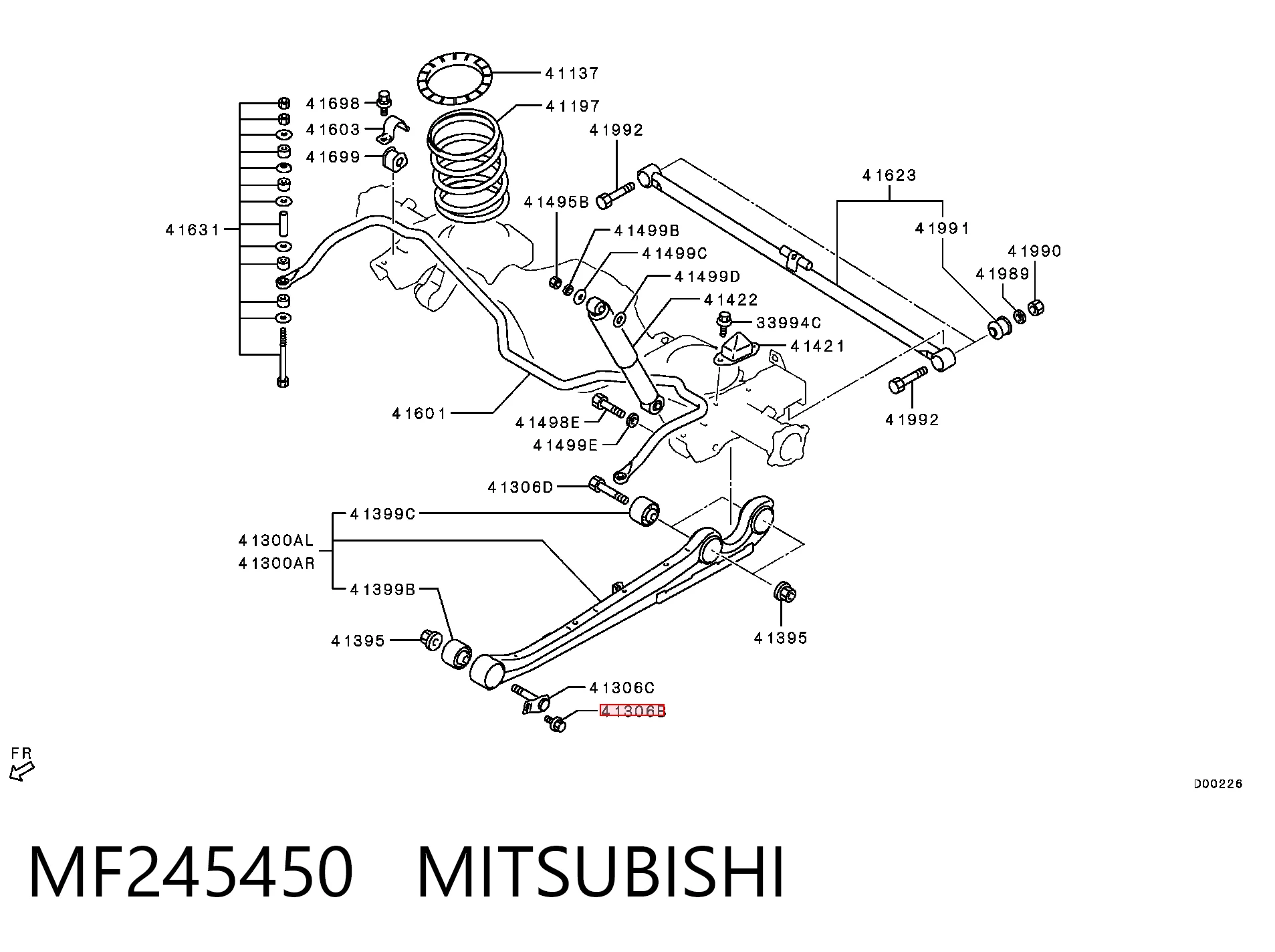MF245450 Mitsubishi 