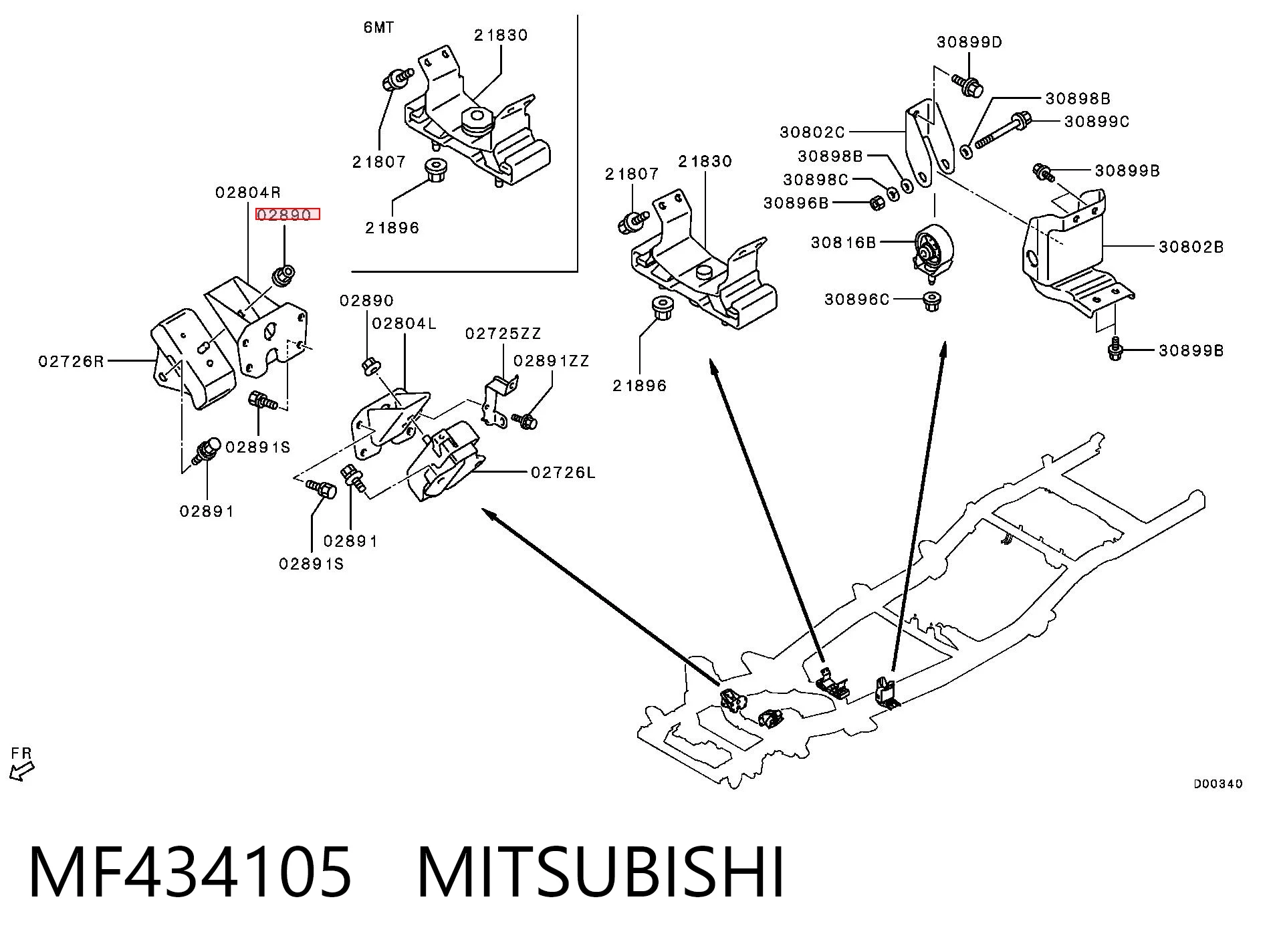MF434105 Mitsubishi