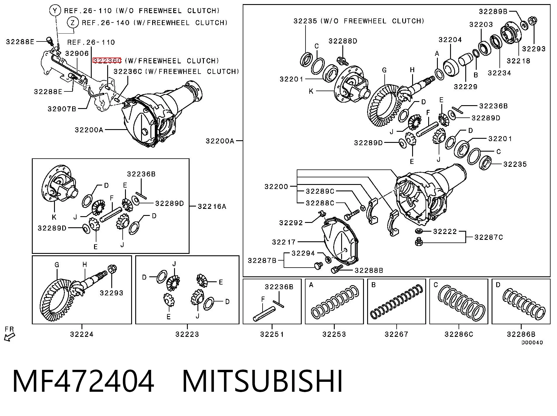 MF472404 Mitsubishi