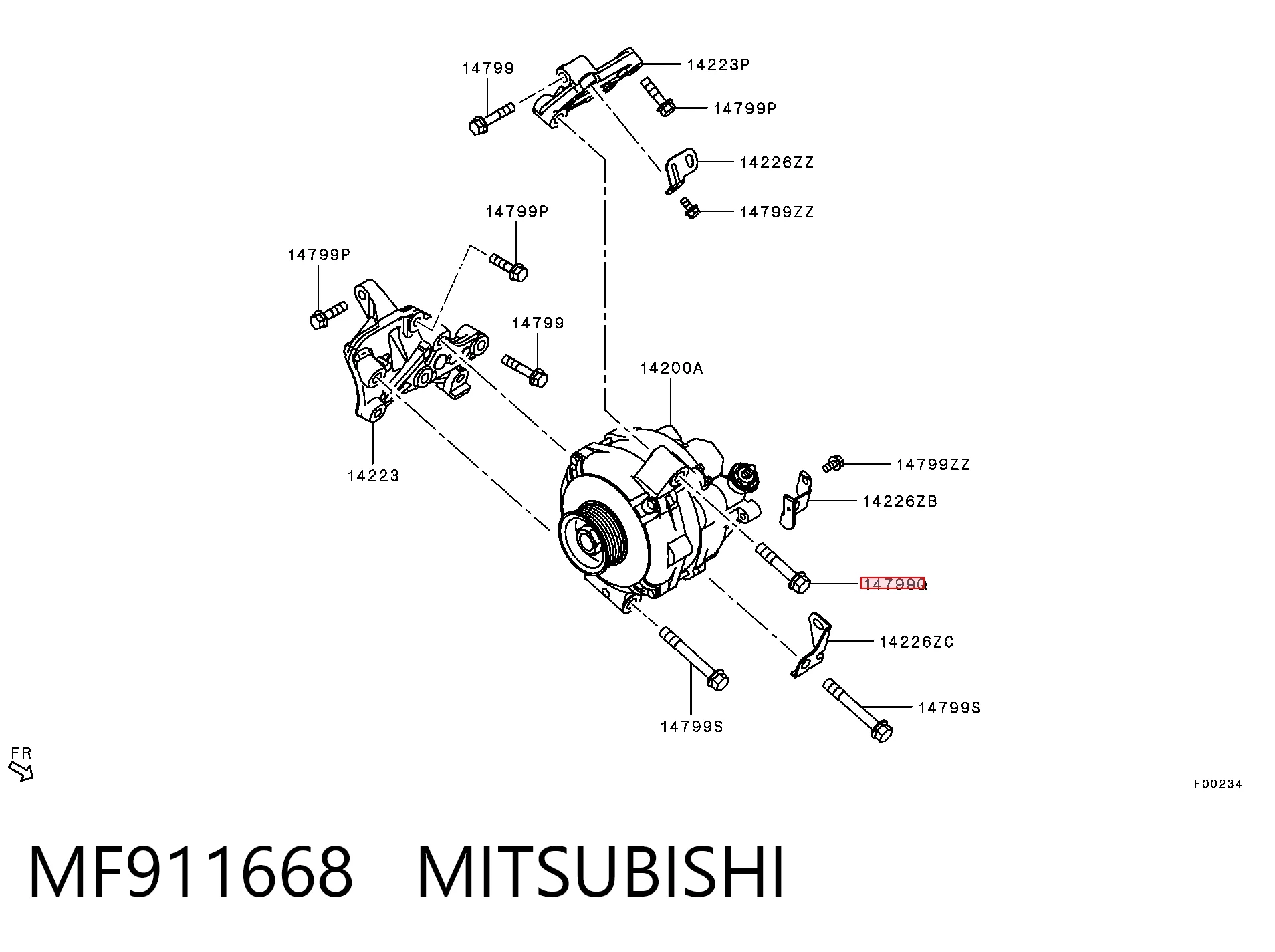 MF911668 Mitsubishi