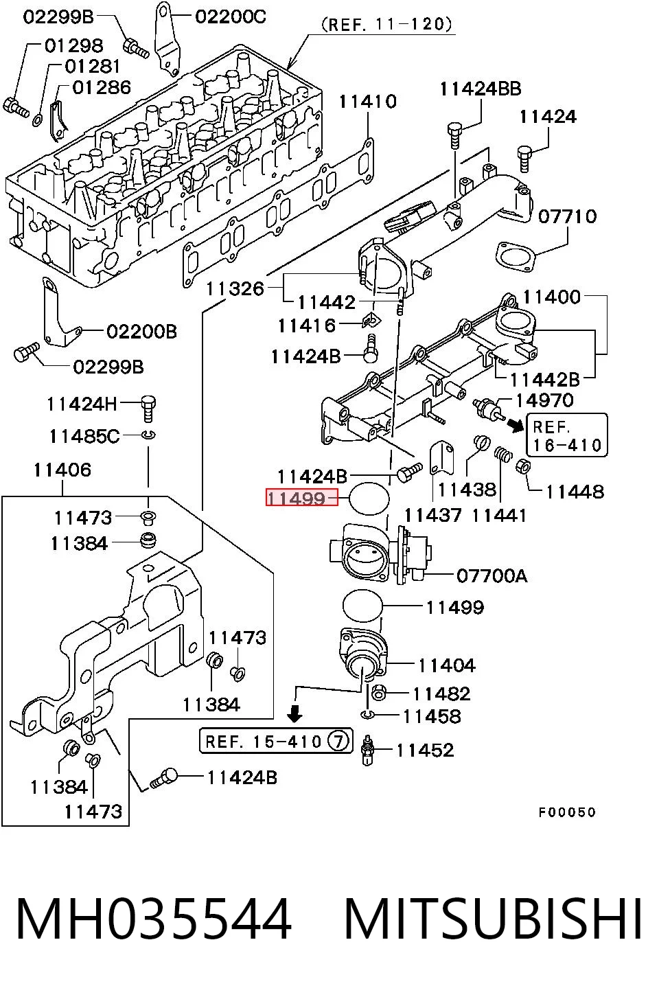 MH035544 Mitsubishi