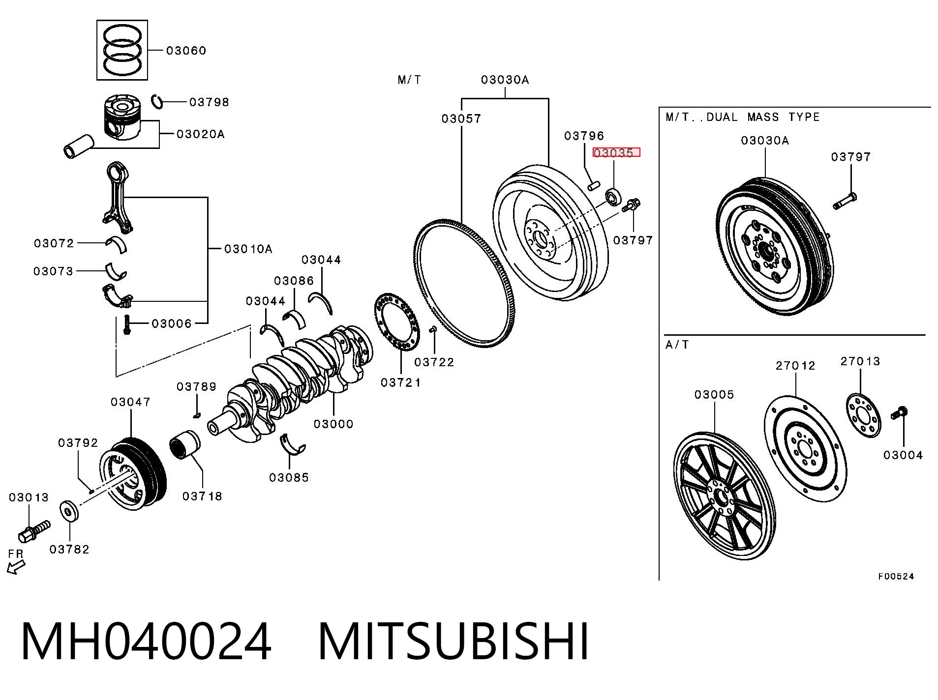 MH040024 Mitsubishi