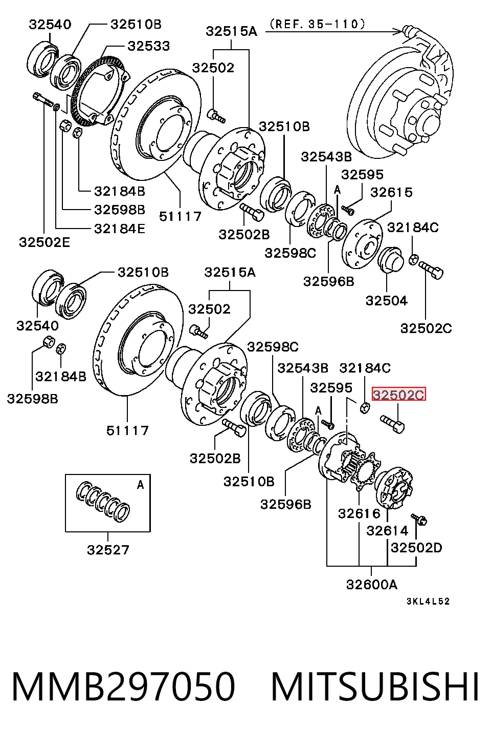 MB297050 Chrysler 