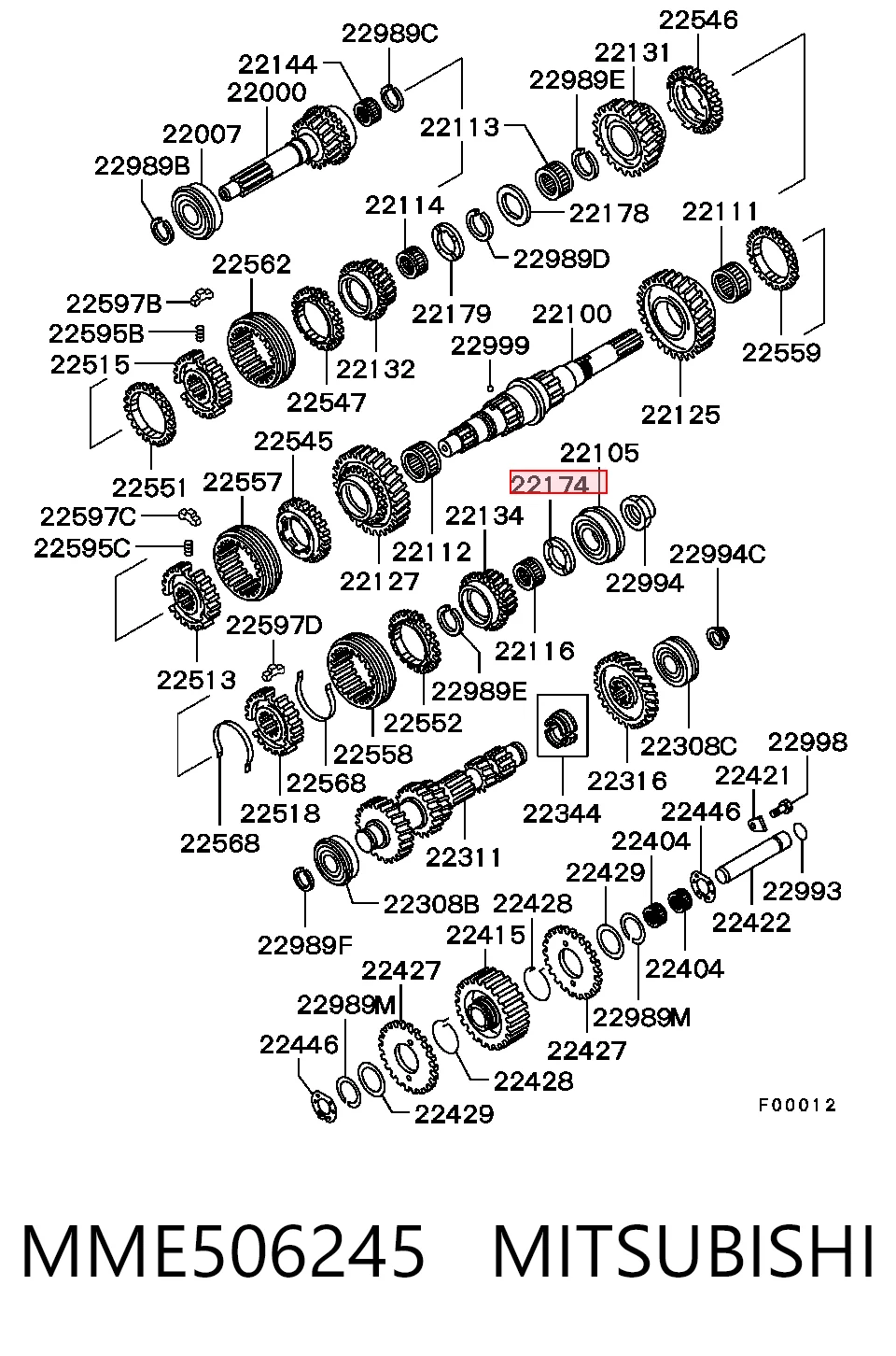 MME506245 MITSUBISHI