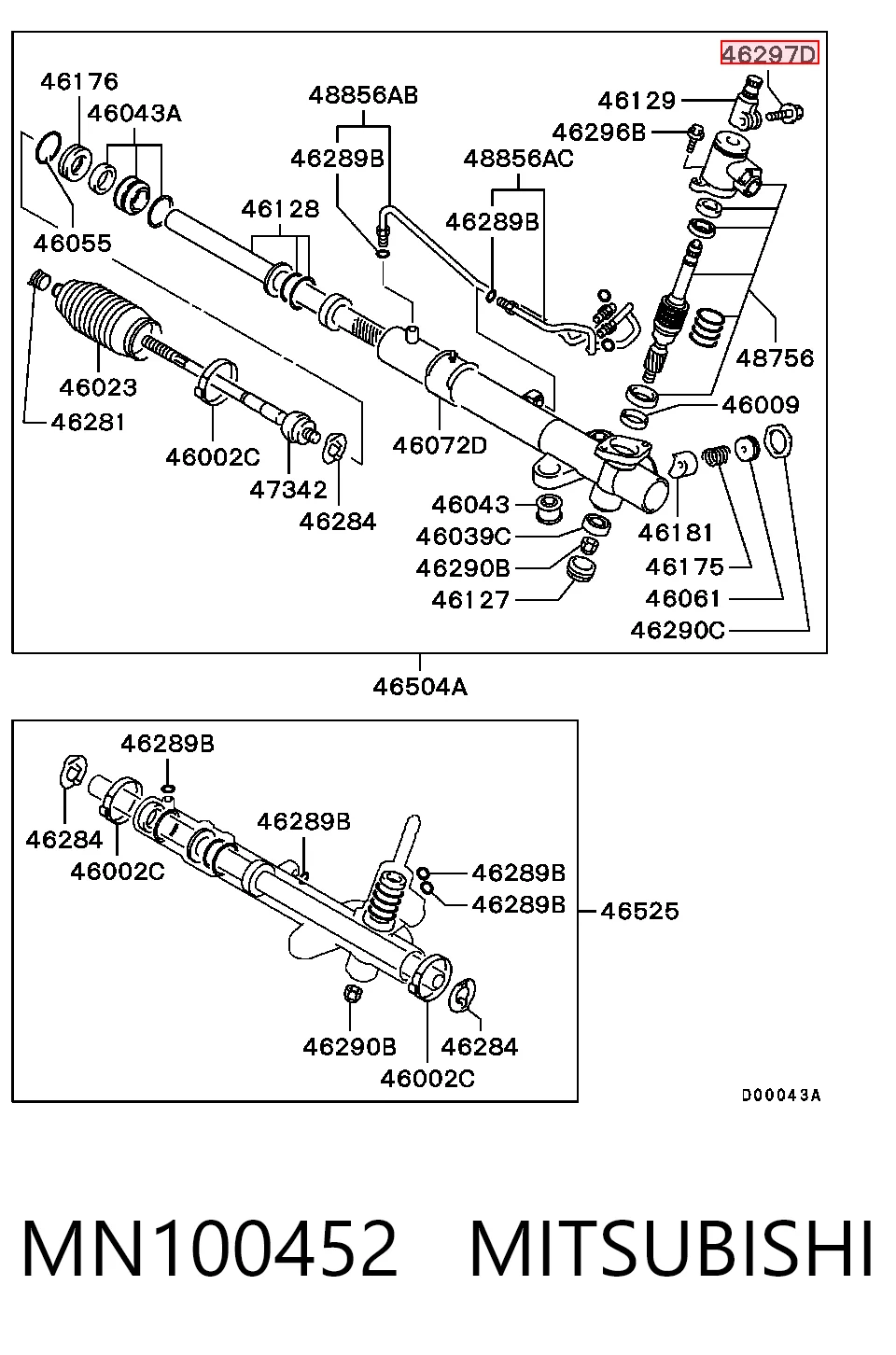 MN100452 Mitsubishi
