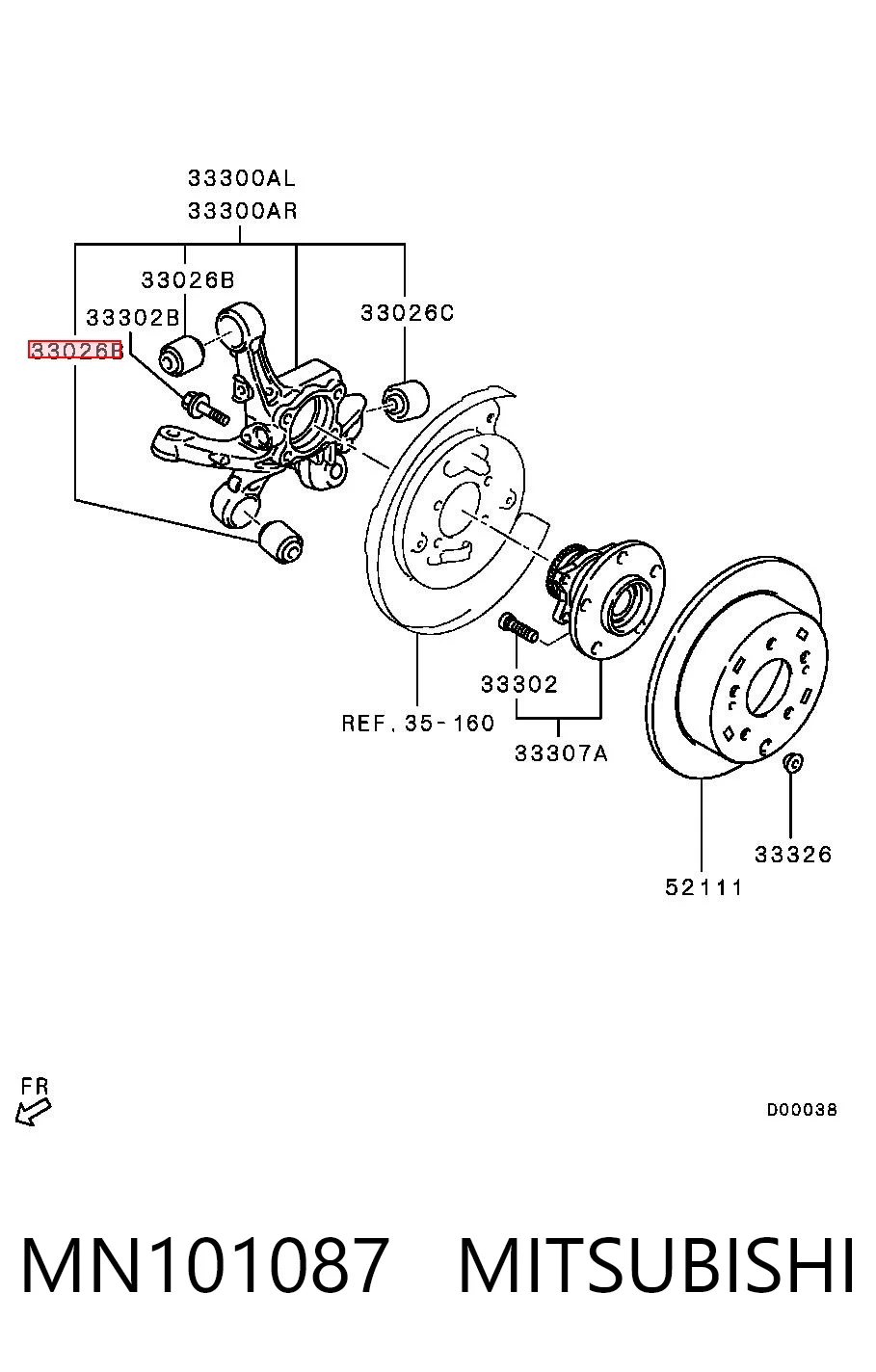 MN101087 Mitsubishi
