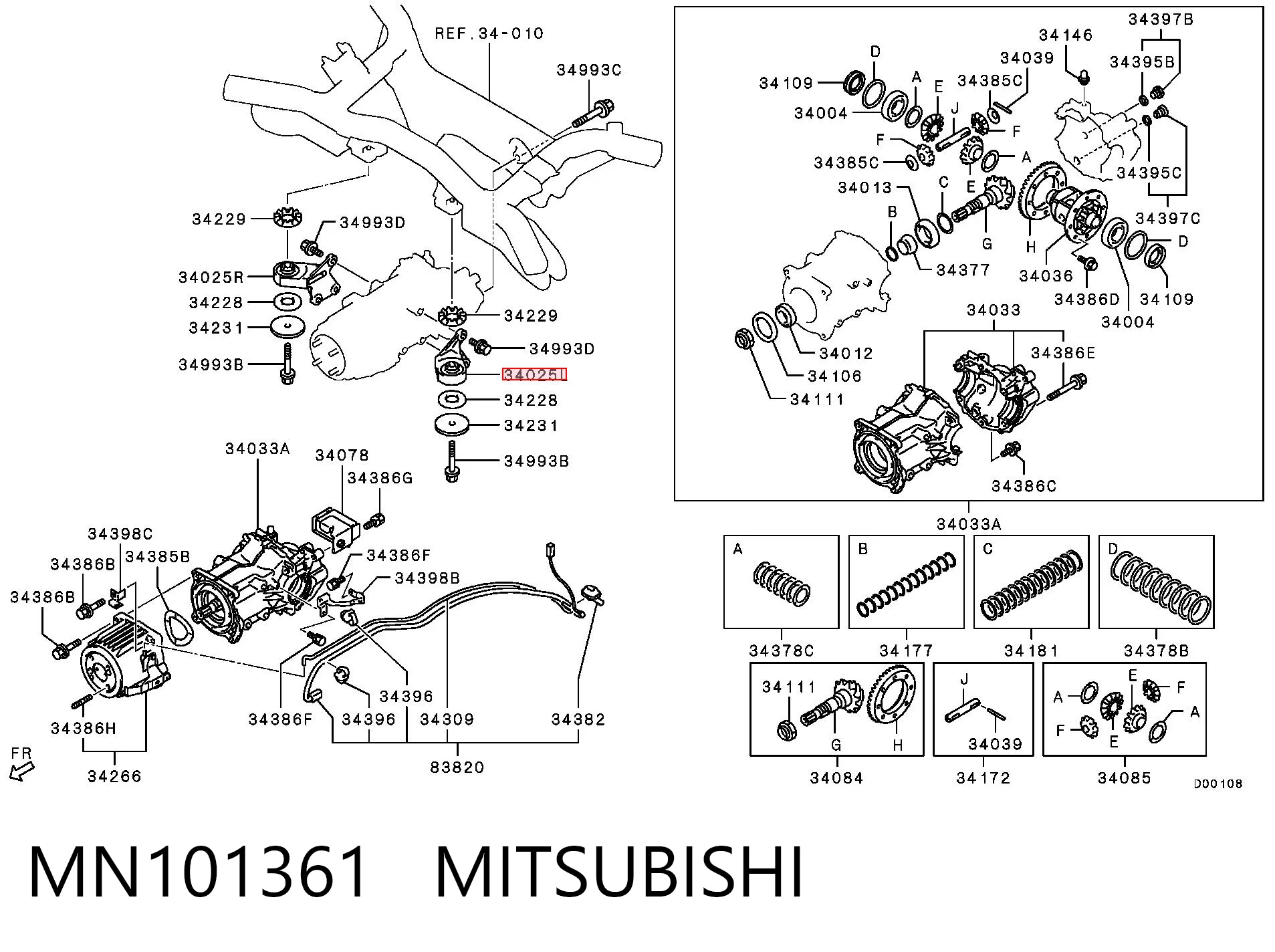MN101361 Mitsubishi