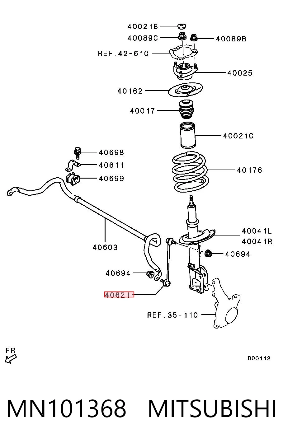 MN101368 Mitsubishi