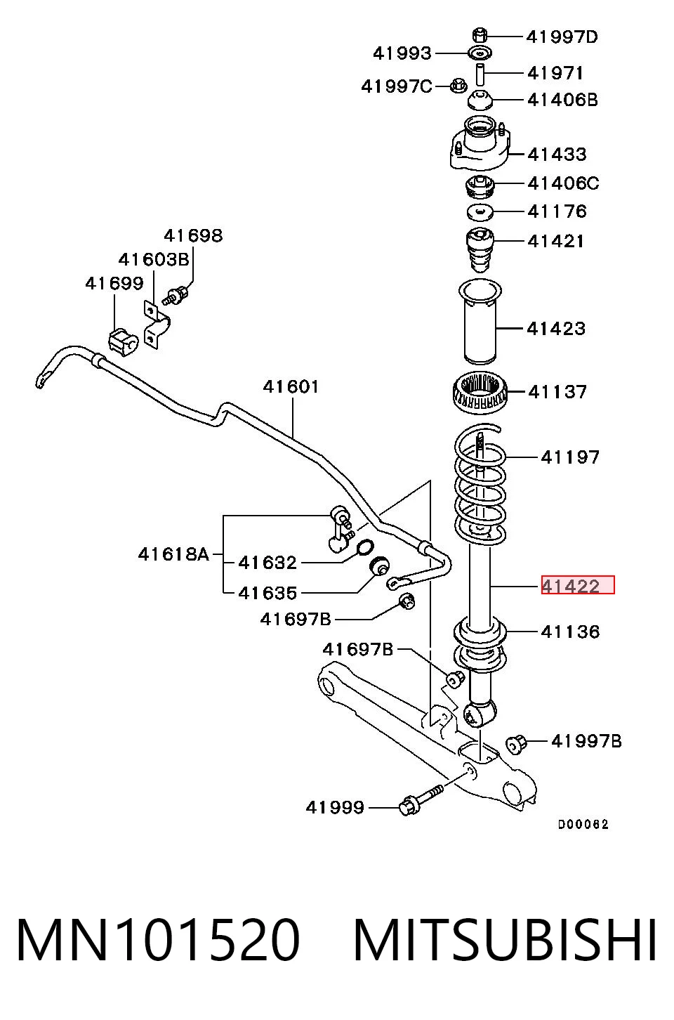 MN101520 Mitsubishi
