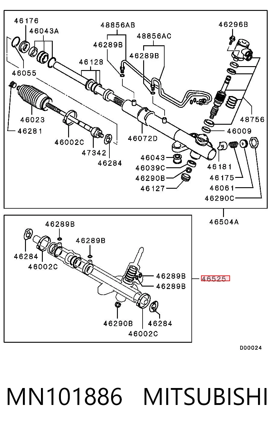MN101886 Mitsubishi
