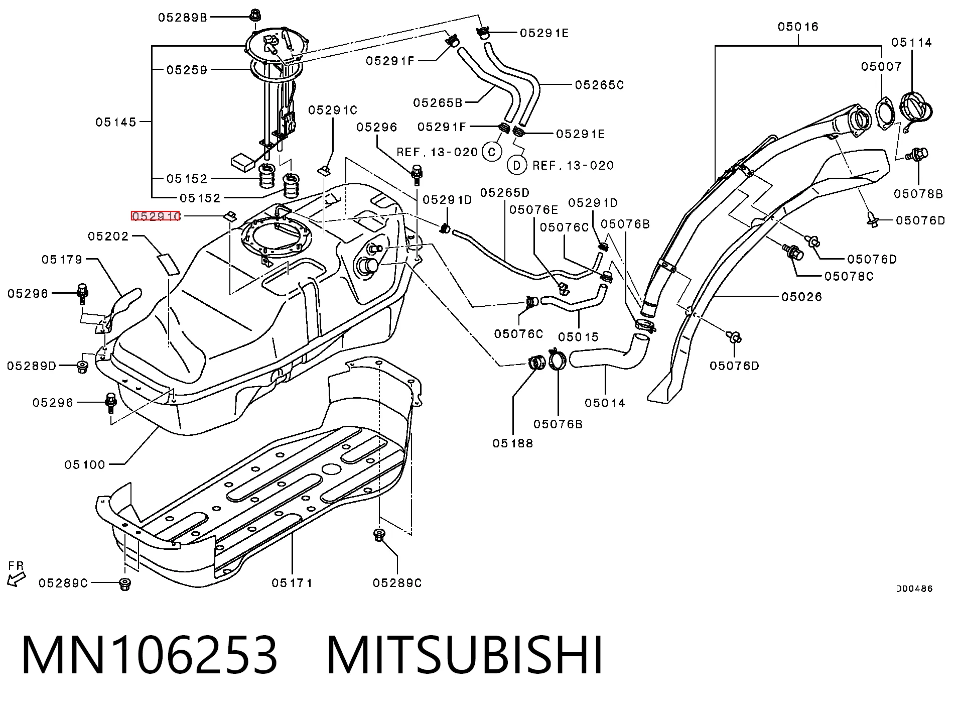 MN106253 Mitsubishi