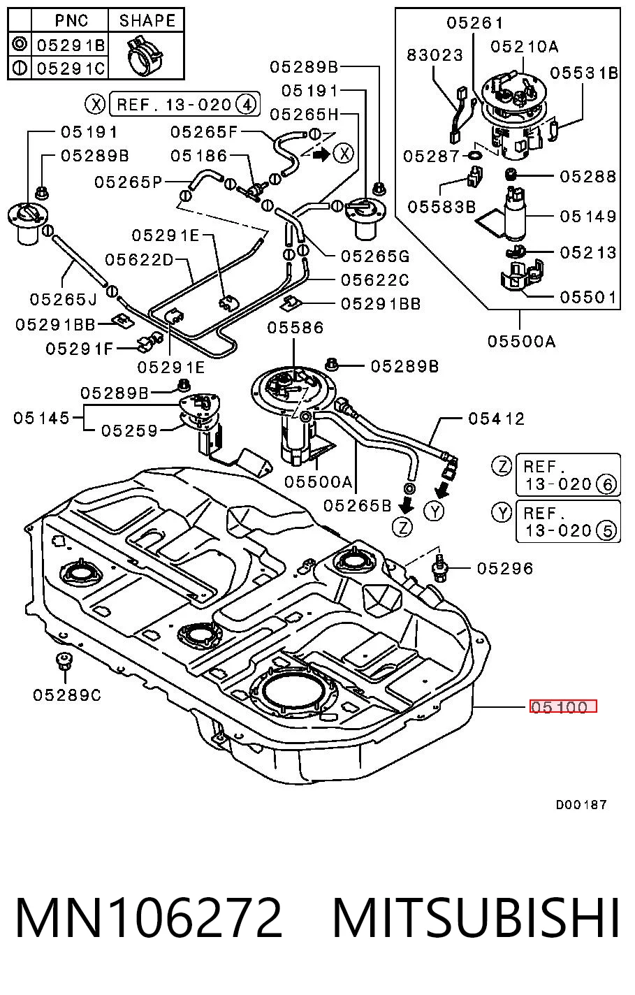 MN106272 Mitsubishi