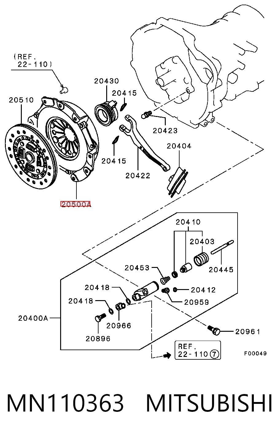 MN110363 Mitsubishi