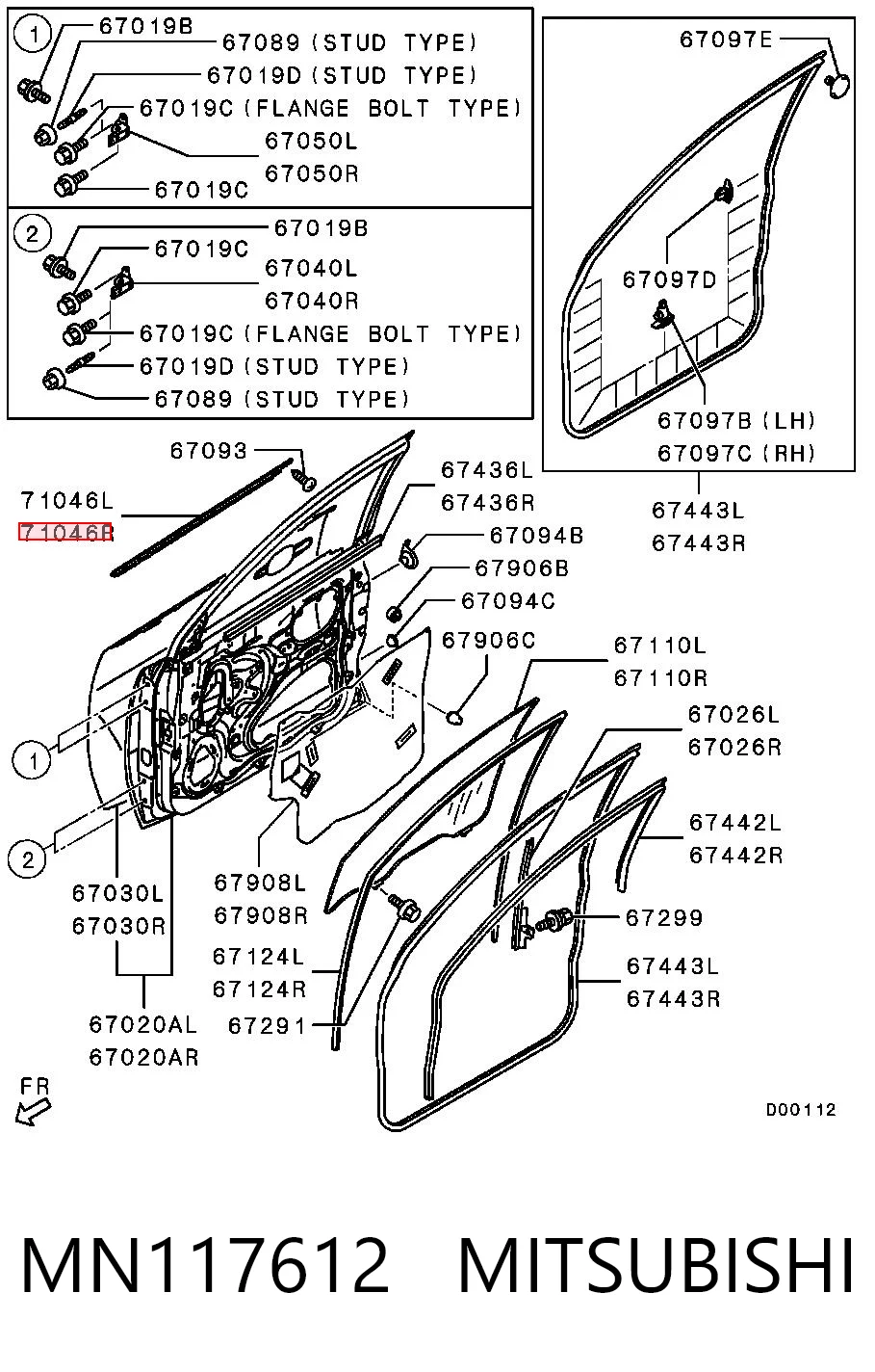 MN117612 Mitsubishi