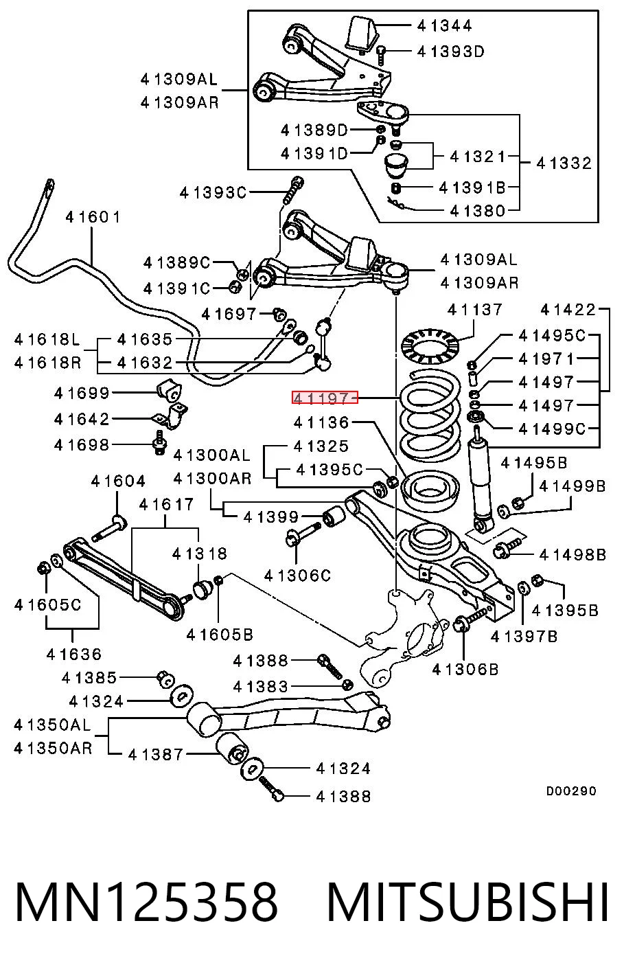 MN125358 Mitsubishi