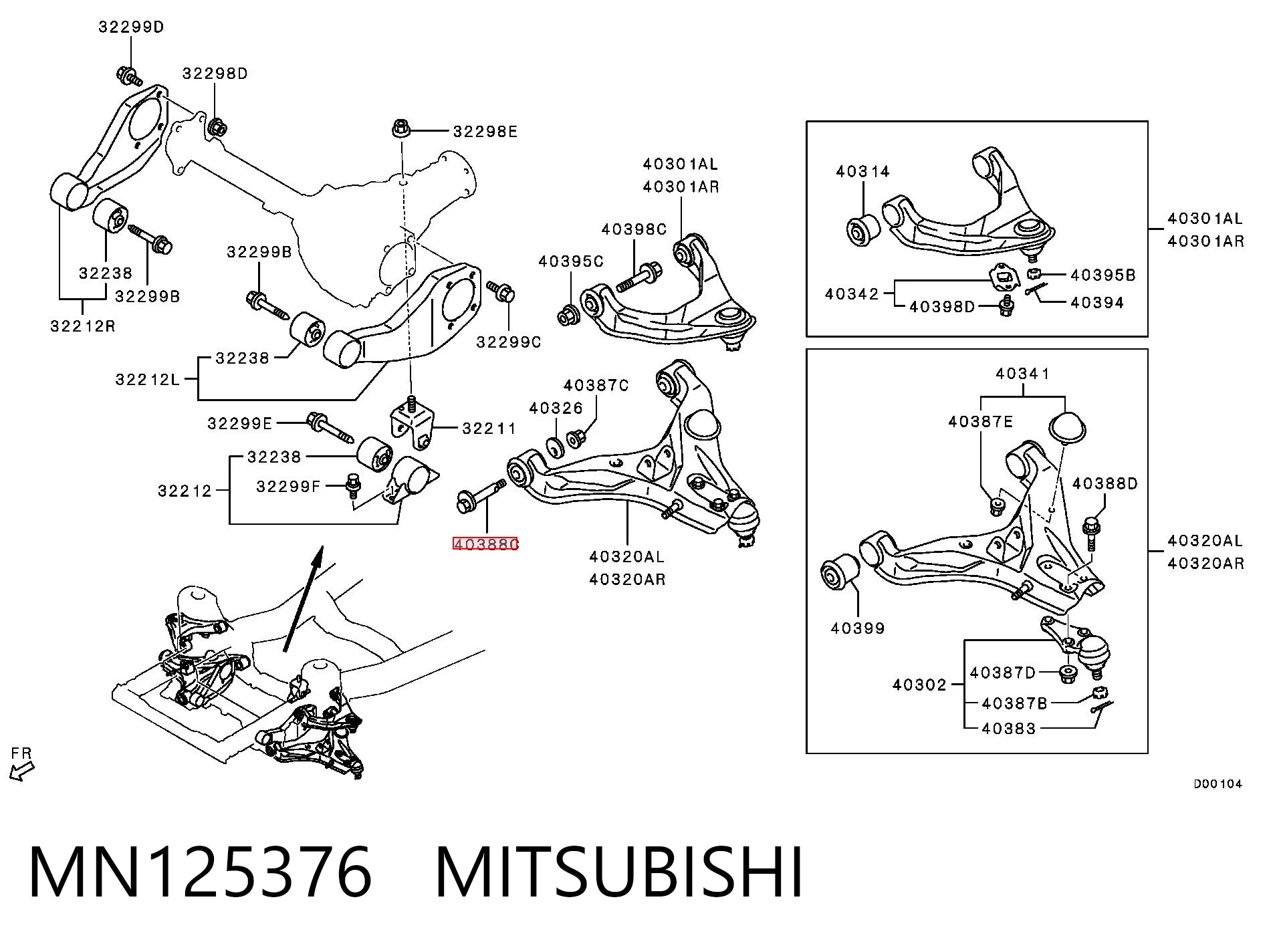 MN125376 Mitsubishi