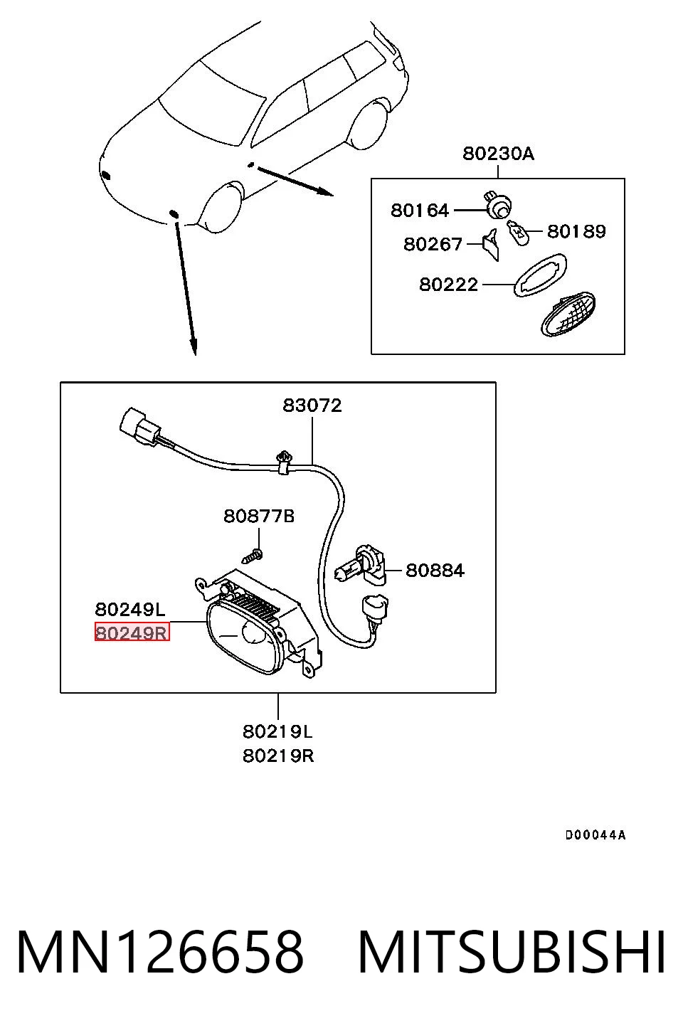 MN126658 Mitsubishi