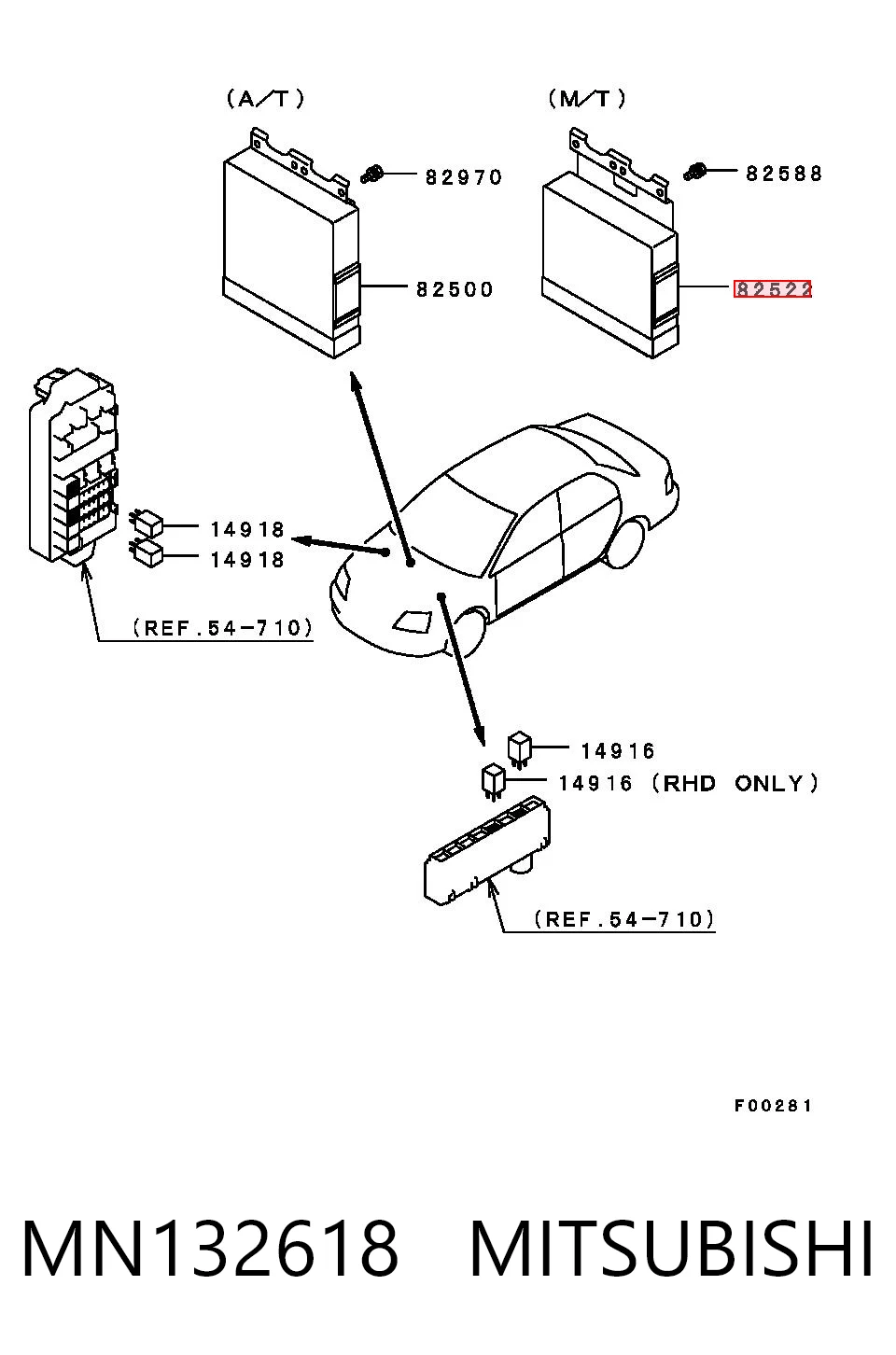 MN132618 Mitsubishi