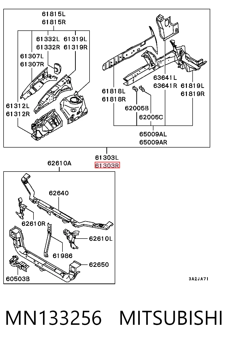 MN133256 Mitsubishi