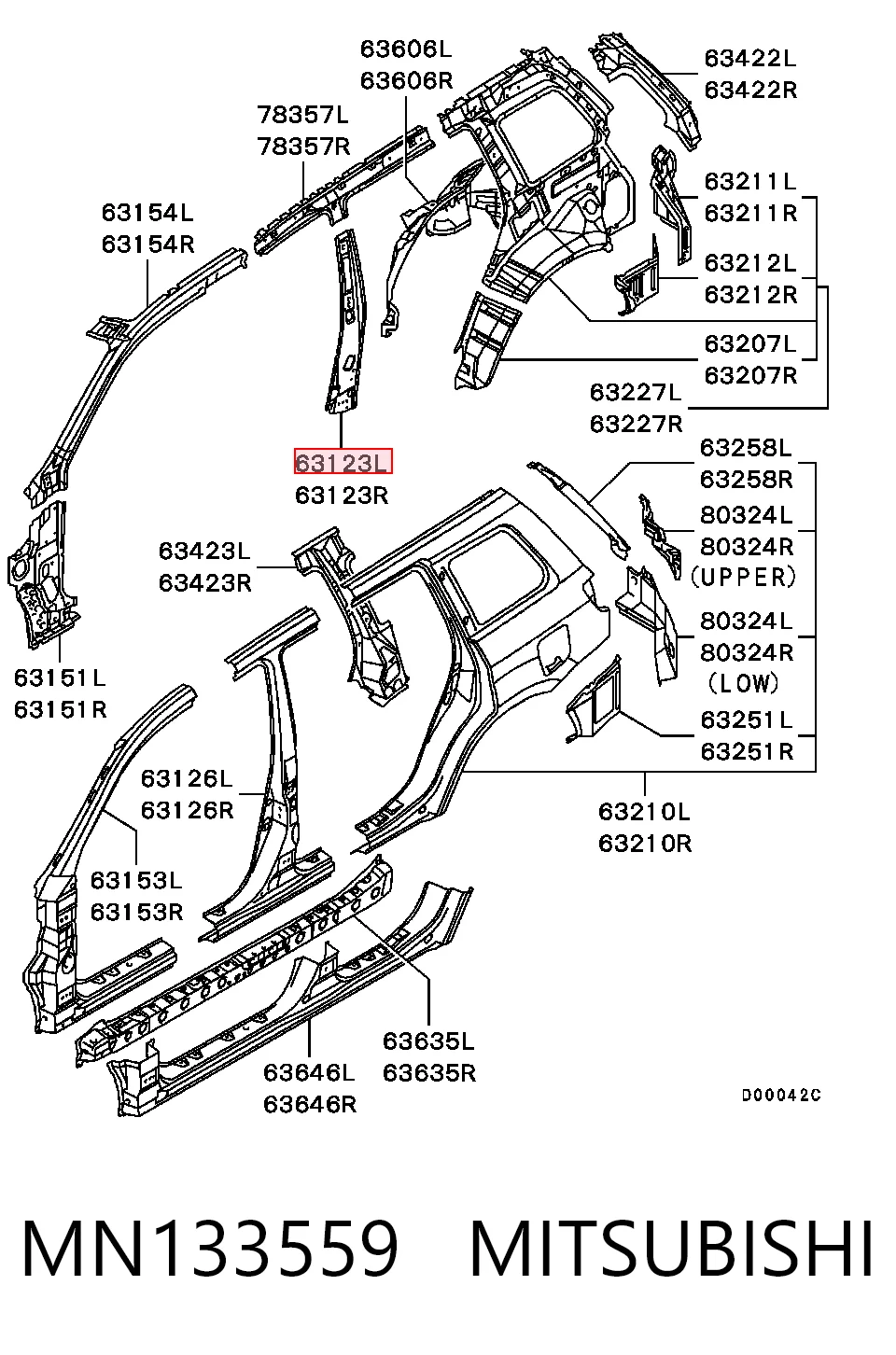 MN133559 Mitsubishi