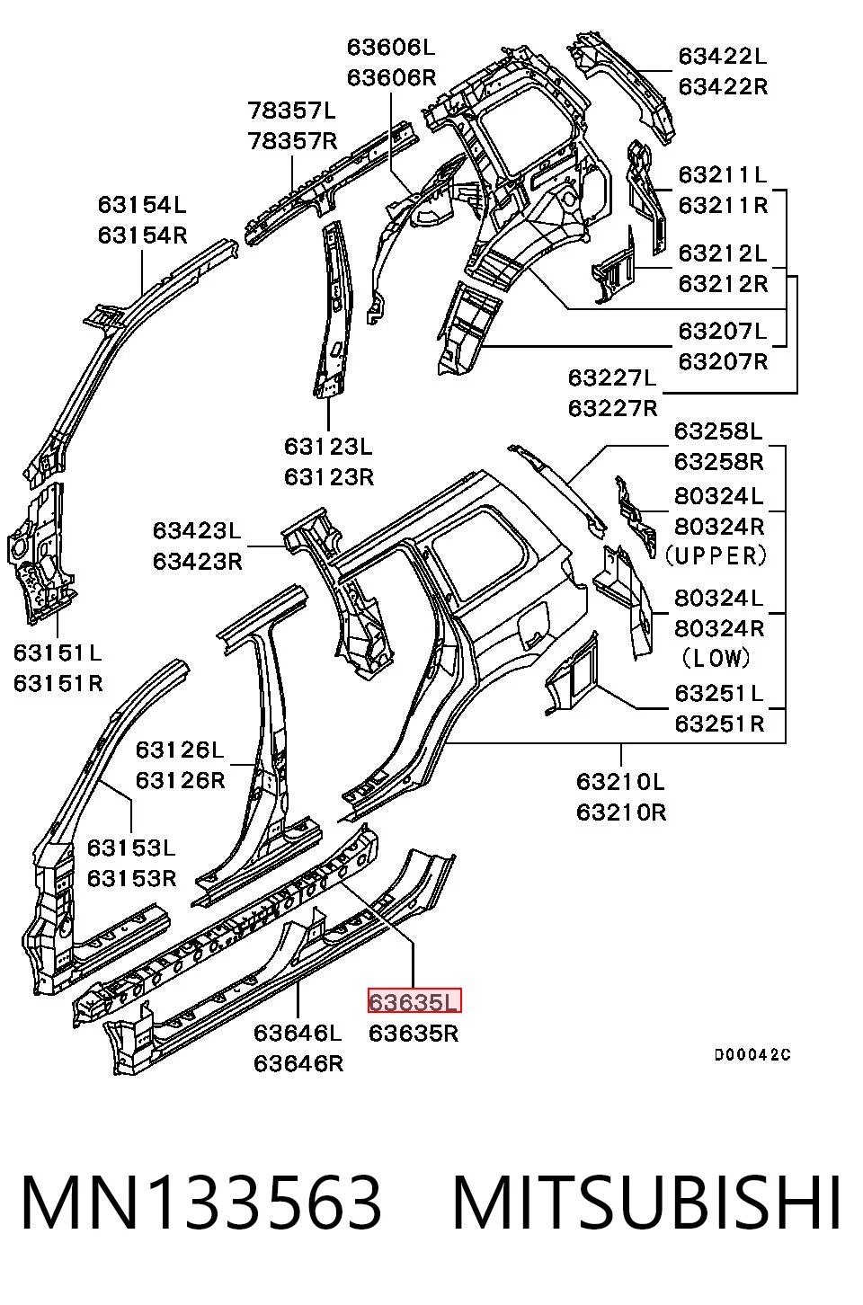 MN133563 Mitsubishi