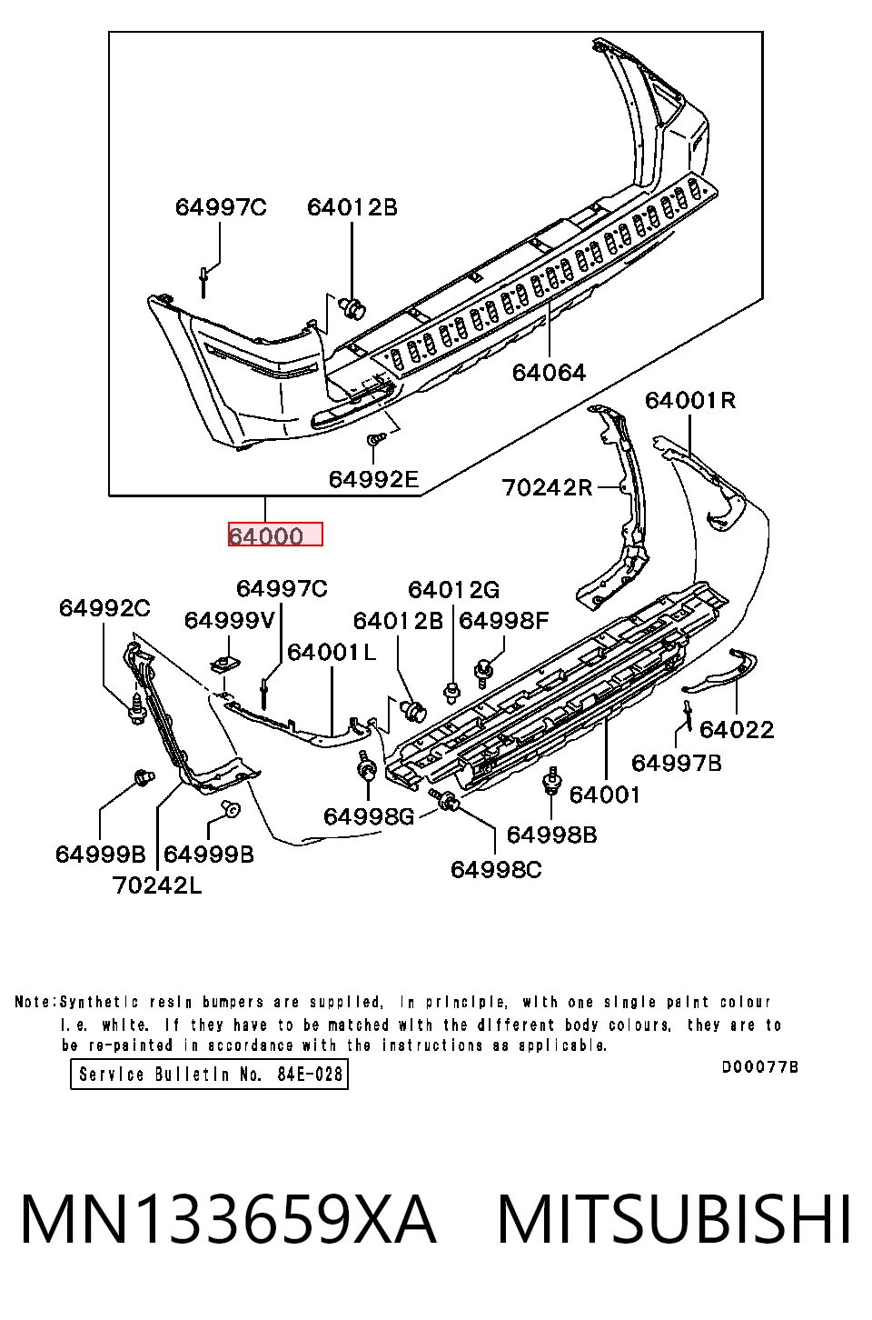 Defensa trasero para Mitsubishi Pajero III 
