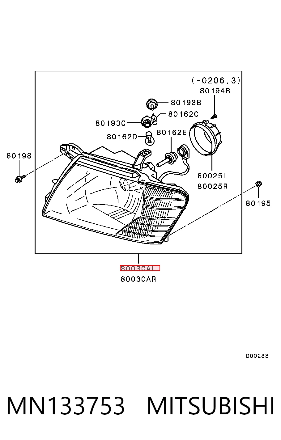 MN133753 Mitsubishi