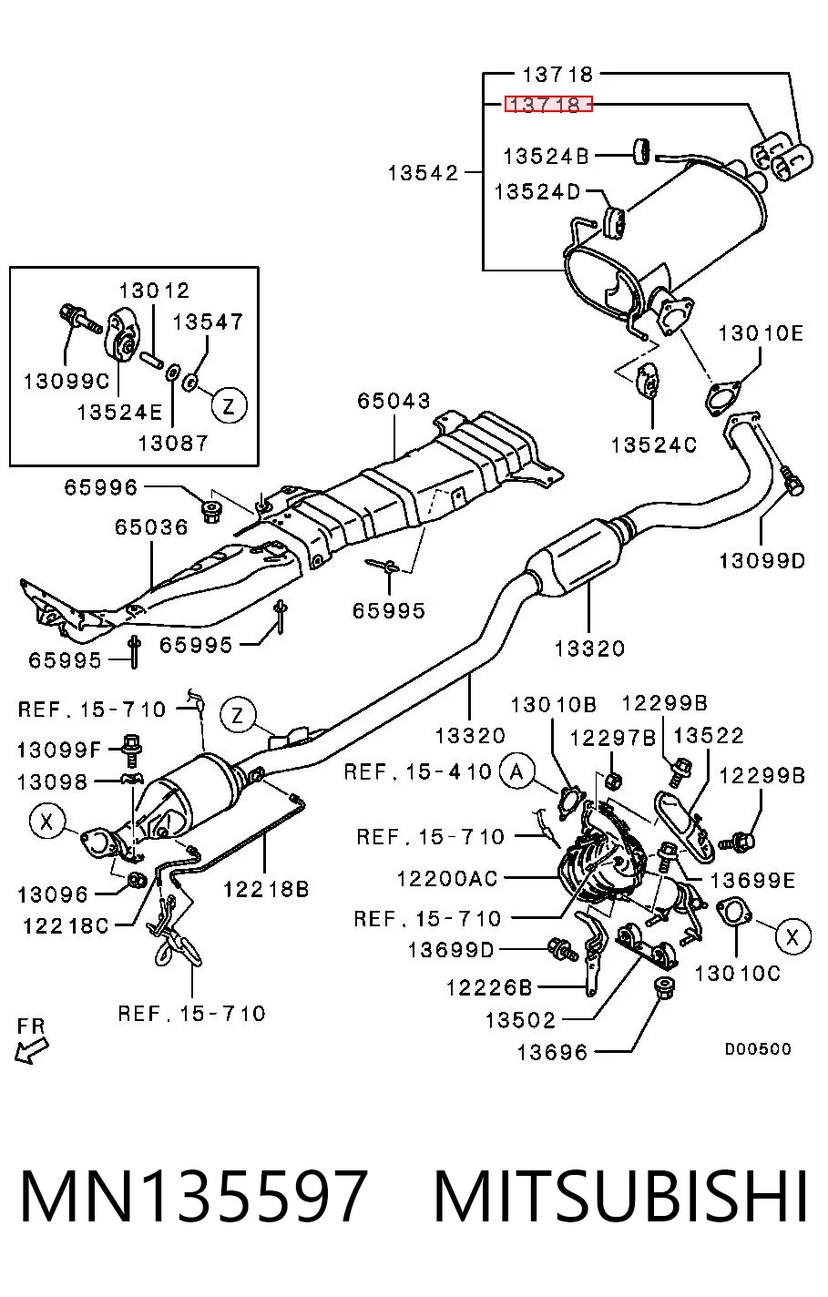 MN135597 Mitsubishi