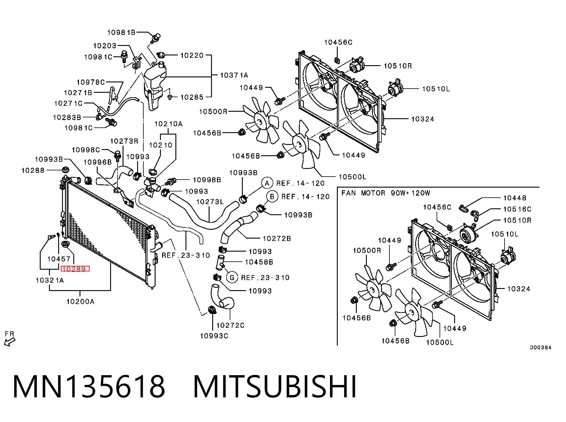 MN135618 Mitsubishi