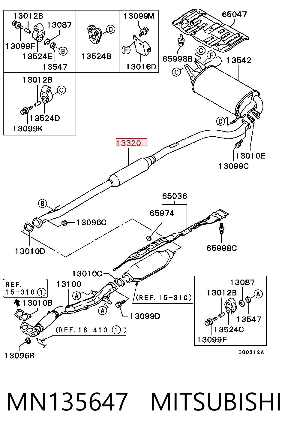 MN135647 Mitsubishi