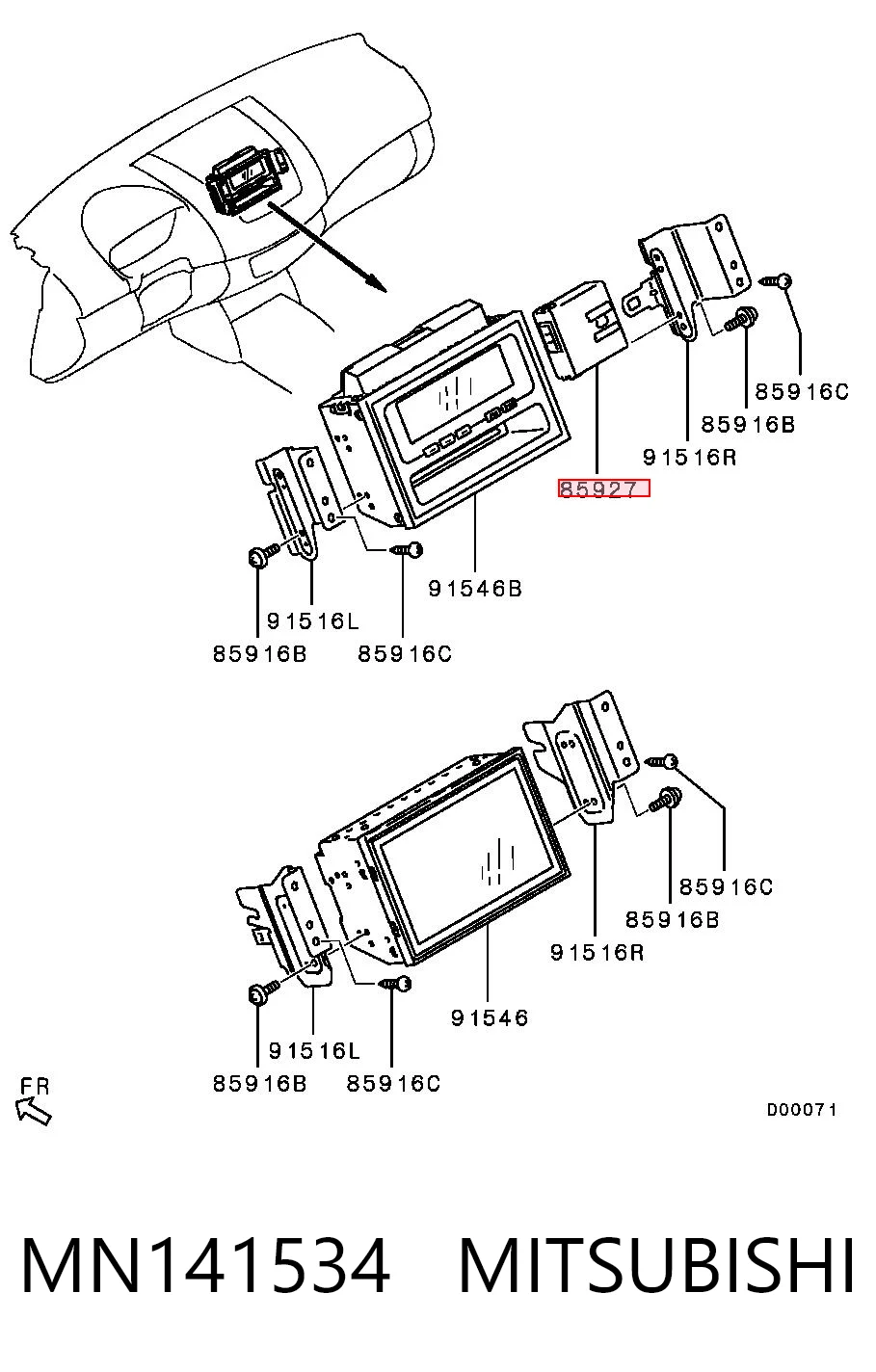 MN141534 Mitsubishi