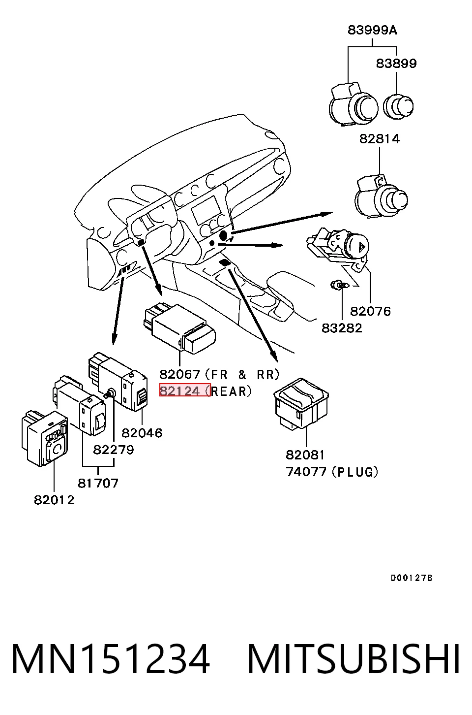 MN151234 Mitsubishi