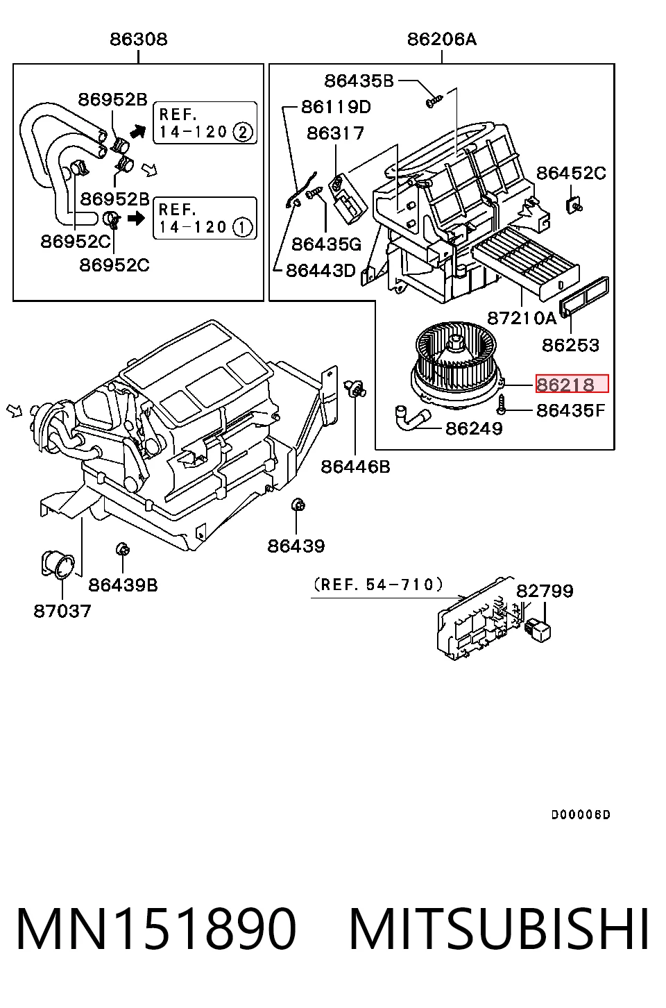 MN151890 Mitsubishi