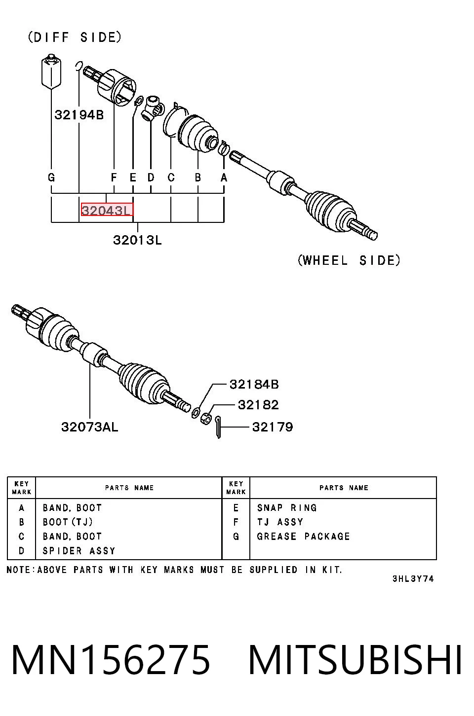 MN156275 Mitsubishi