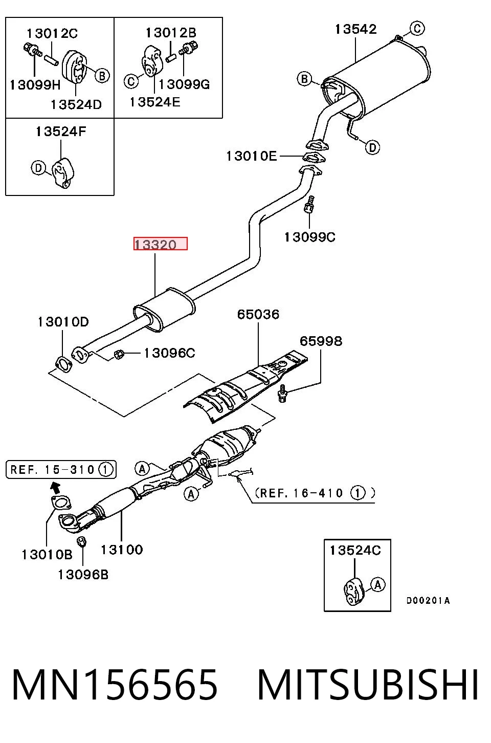 MN156565 Mitsubishi