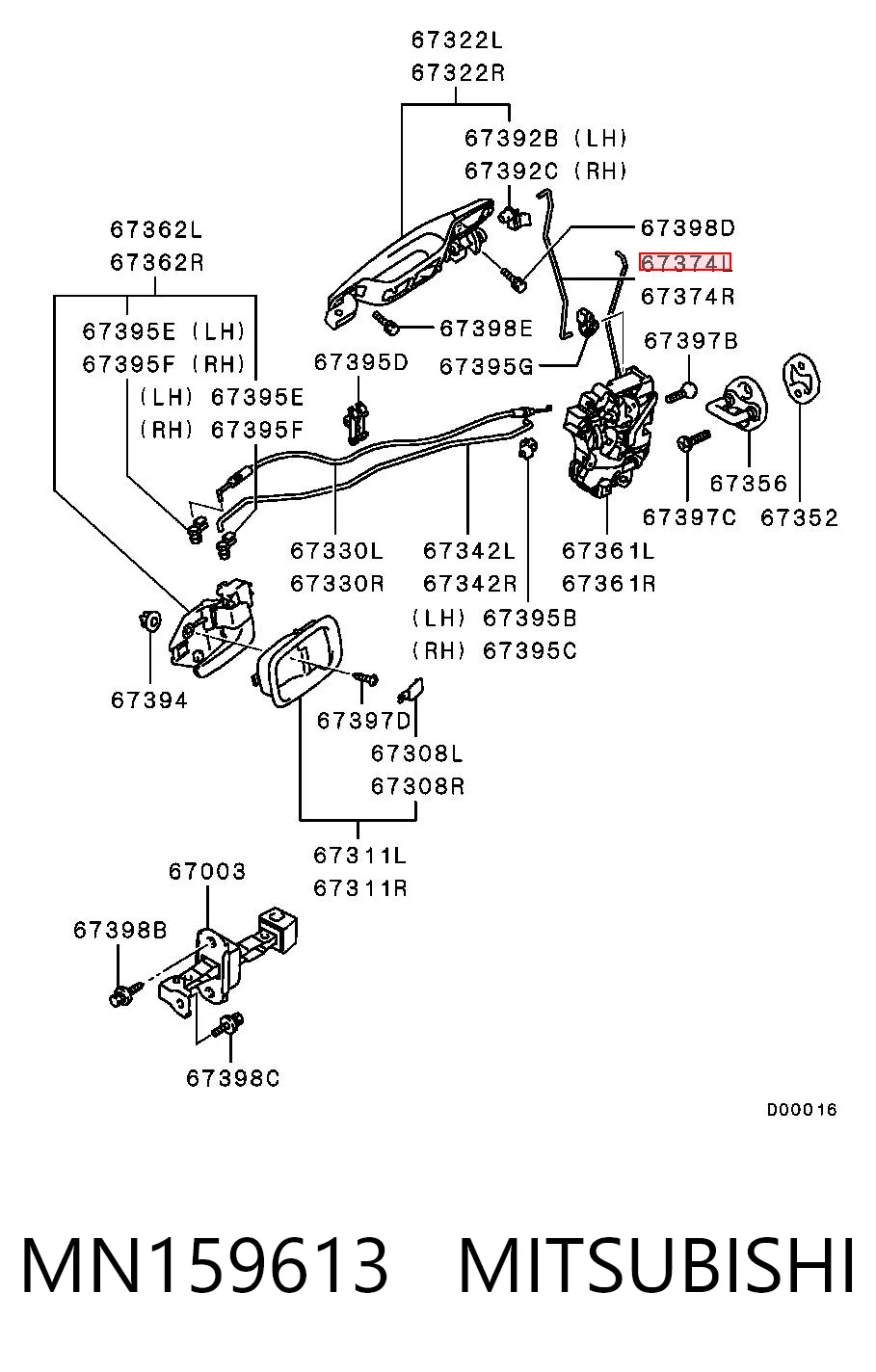 MN159613 Mitsubishi