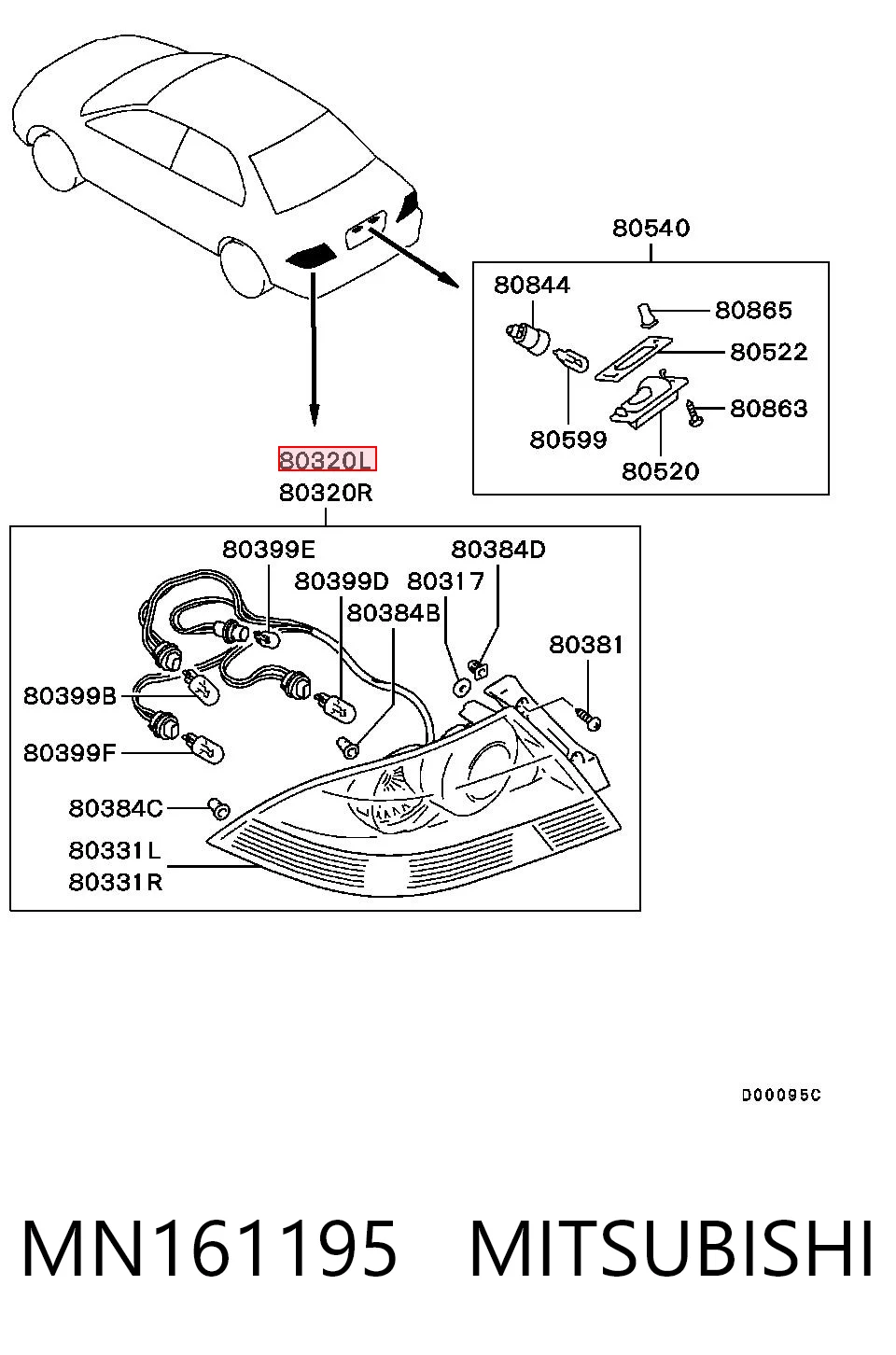 MN161195 Mitsubishi