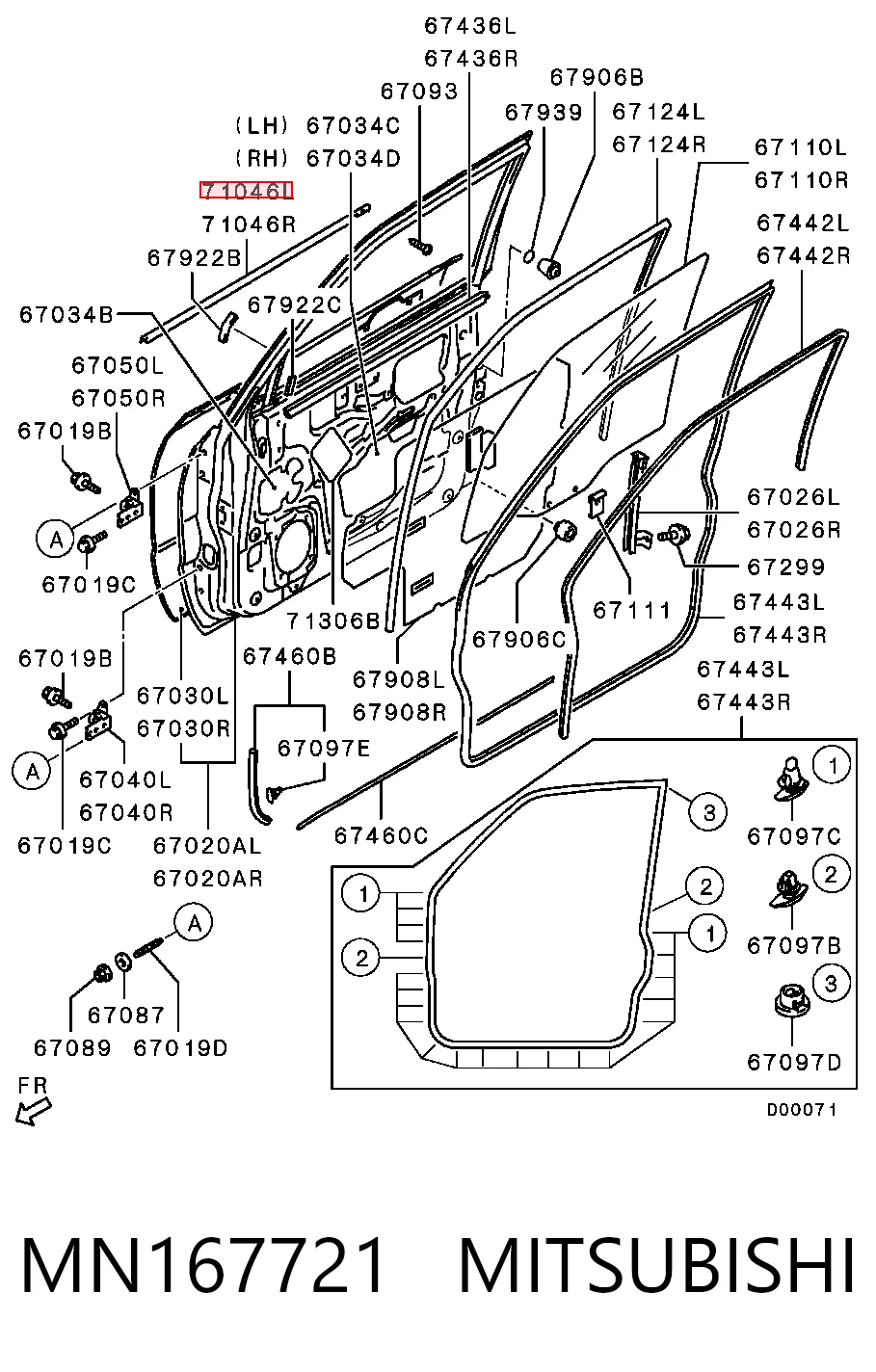 MN167721 Mitsubishi