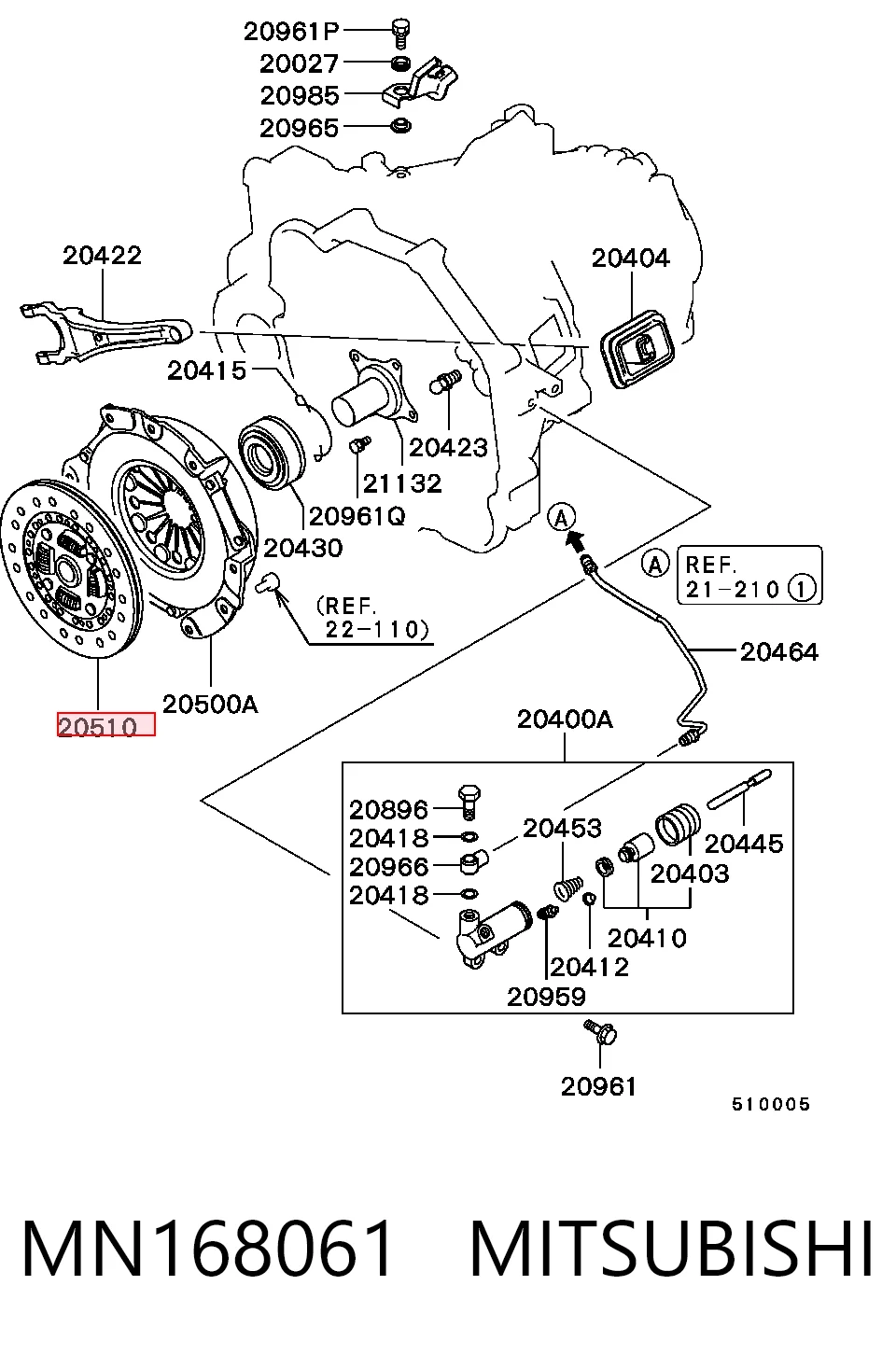 MN168061 Mitsubishi