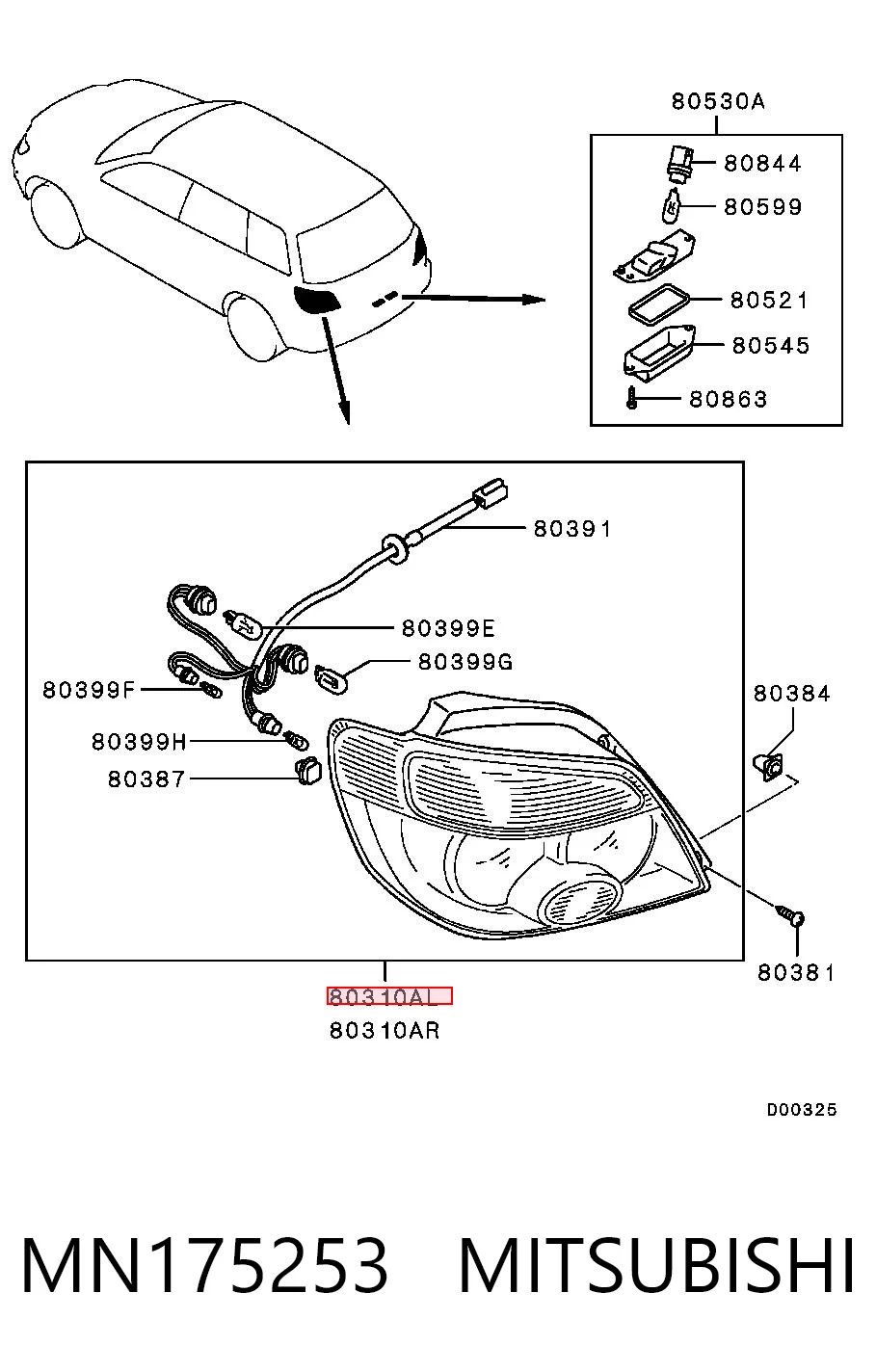 MN175253 Mitsubishi