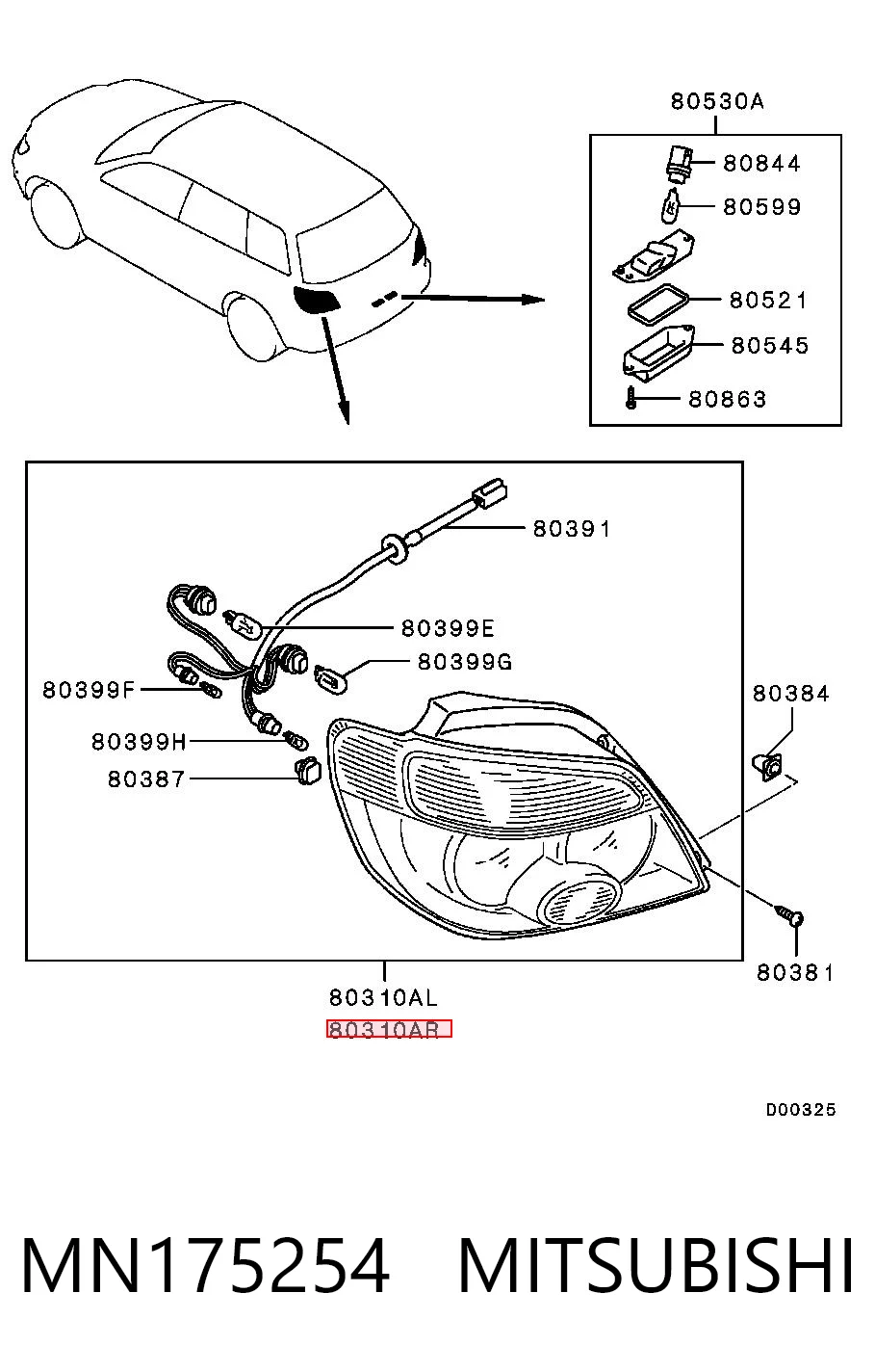 MN175254 Mitsubishi